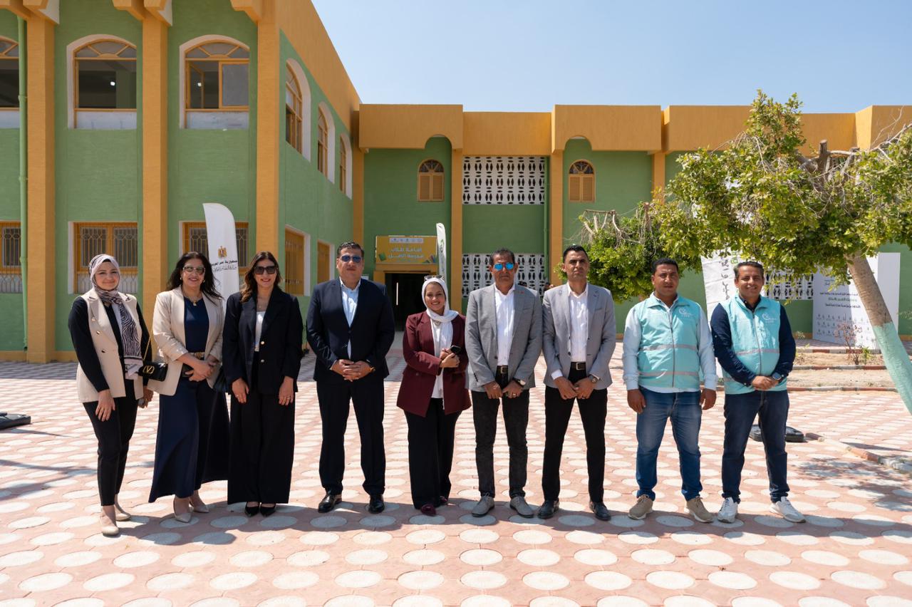 بنك التعمير والإسكان يفتتح مبنى المبيت بمدرسة الأمل للصم وضعاف السمع بالفيوم
