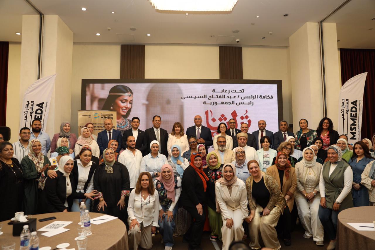 استعدادات جهاز تنمية المشروعات لمعرض تراثنا
