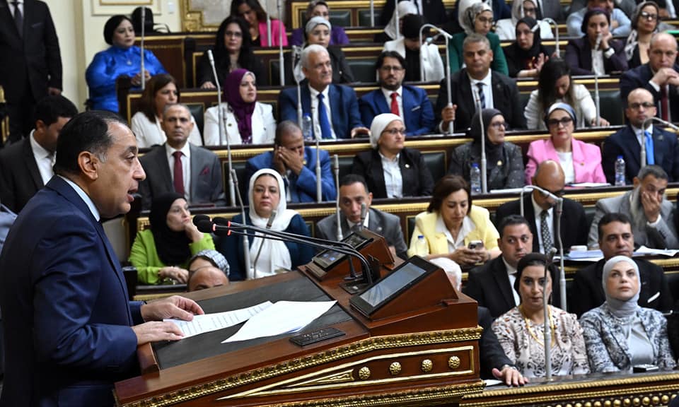 رئيس الوزراء يلقي بيان الحكومة أمام مجلس النواب