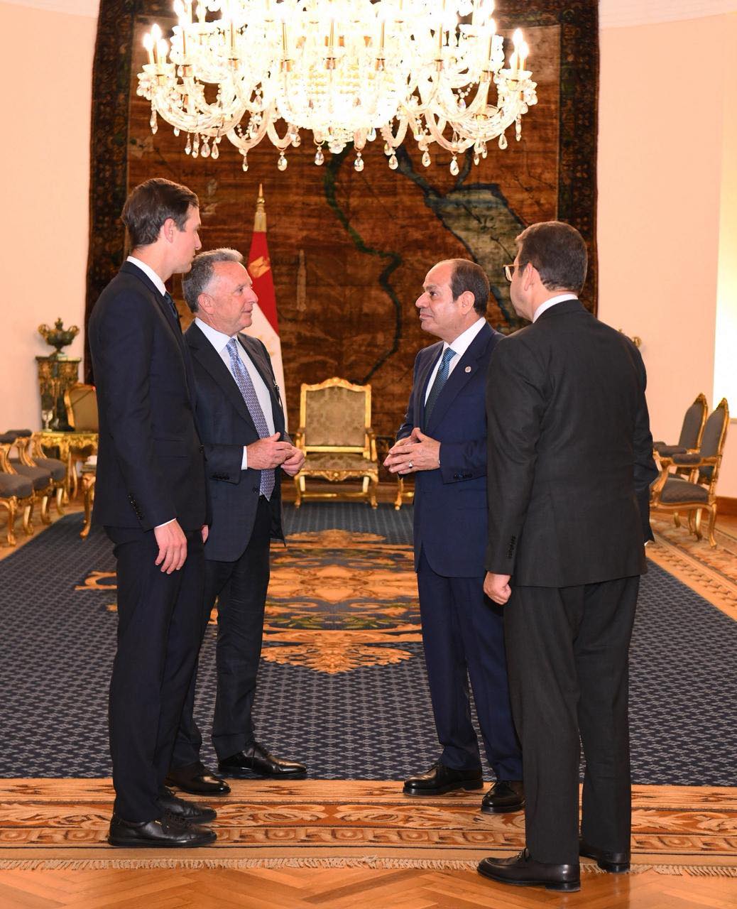 الرئيس السيسي يستقبل المبعوث الخاص الأمريكي للشرق الأوسط