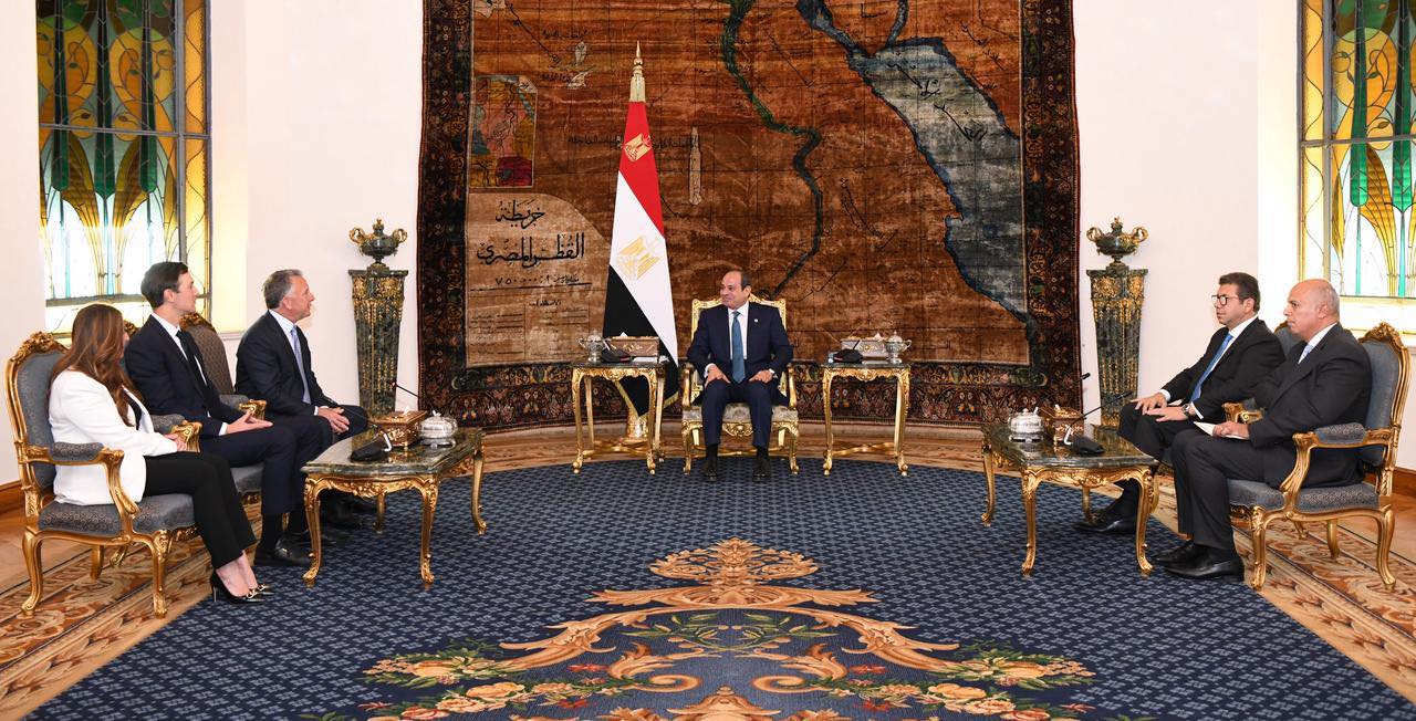 الرئيس السيسي يستقبل المبعوث الخاص الأمريكي للشرق الأوسط