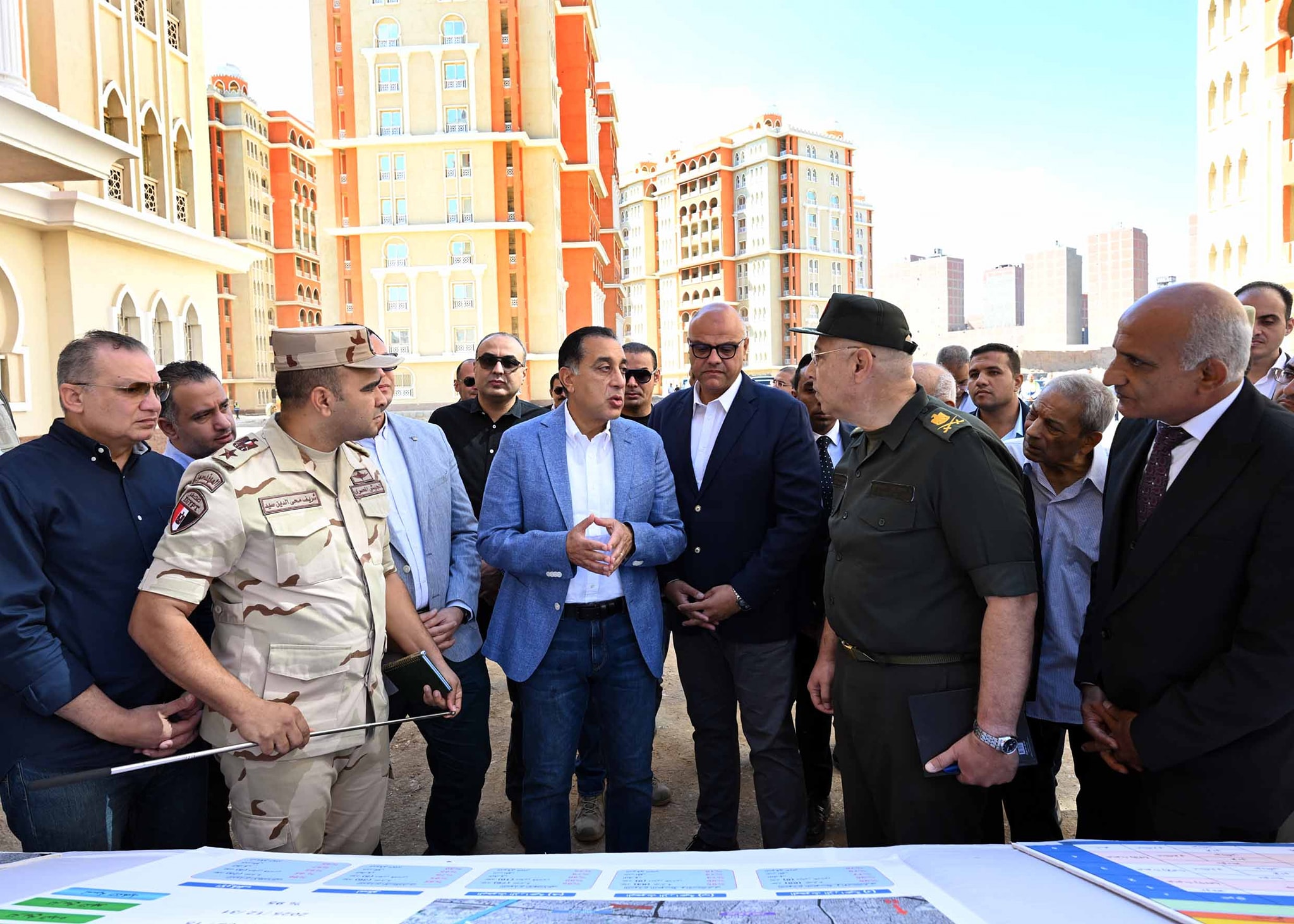 مدبولي يتابع الموقف التنفيذى لمشروع التطوير العمرانى لعواصم المحافظات