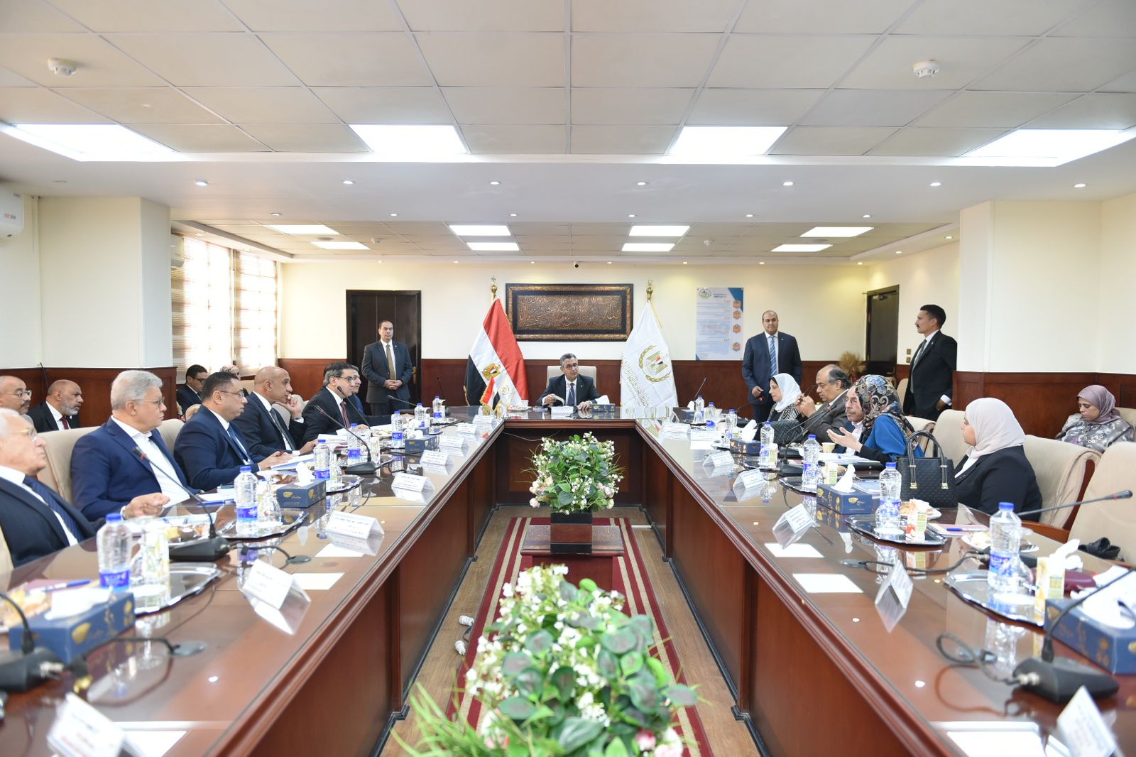 وزير التموين يترأس اجتماع مجلس إدارة الهيئة العامة للسلع التموينية