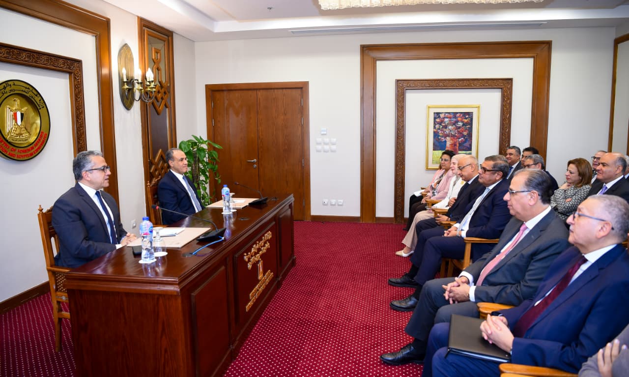 وزارة الخارجية تستقبل الدكتور خالد العناني