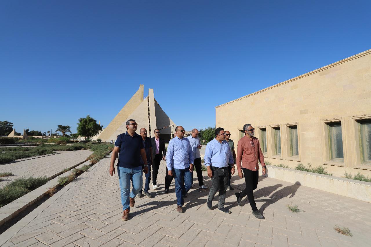 المجلس الأعلى للآثار يقوم بجولة تفقدية للمتحف الآتوني بالمنيا