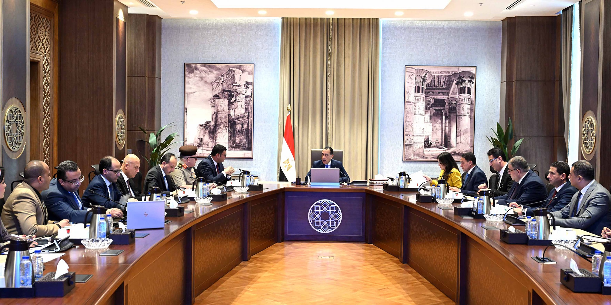 مدبولي يتابع تطوير التجمع العمراني الجديد بجزيرة الوراق