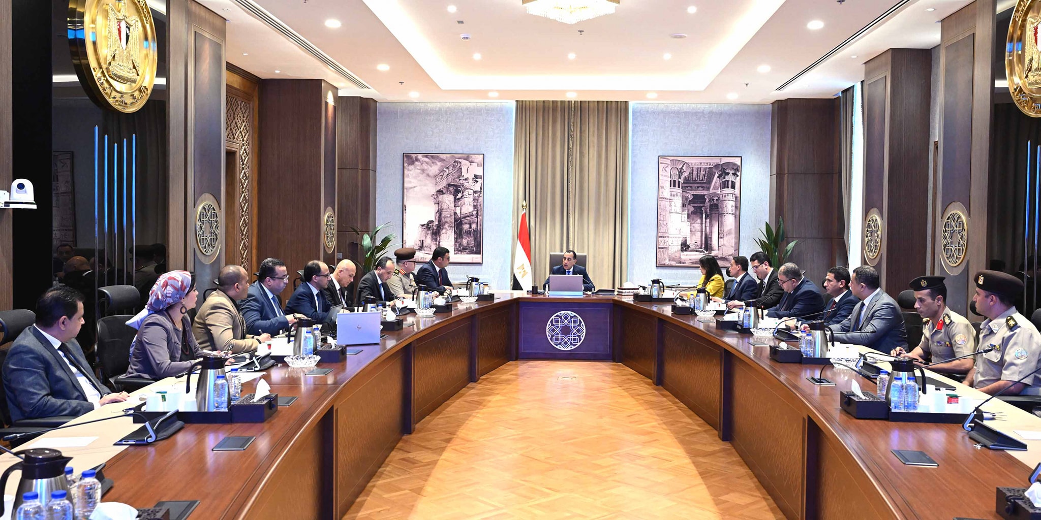 مدبولي يتابع تطوير التجمع العمراني الجديد بجزيرة الوراق