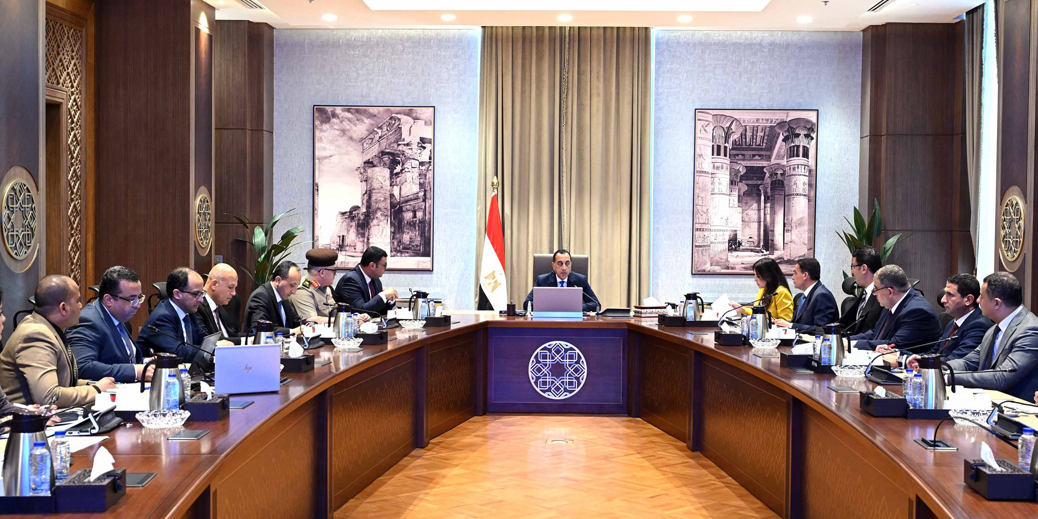 مدبولي يتابع تطوير التجمع العمراني الجديد بجزيرة الوراق
