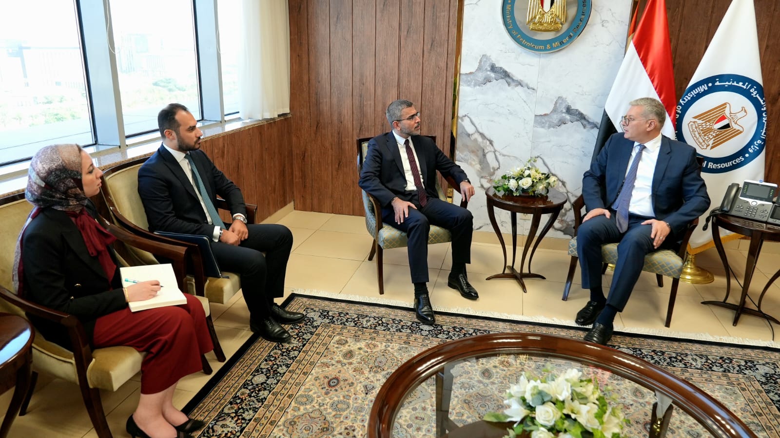 وزير البترول يستقبل وكيل وزارة الطاقة والبنية التحتية لشؤون الطاقة والبترول بدولة الإمارات