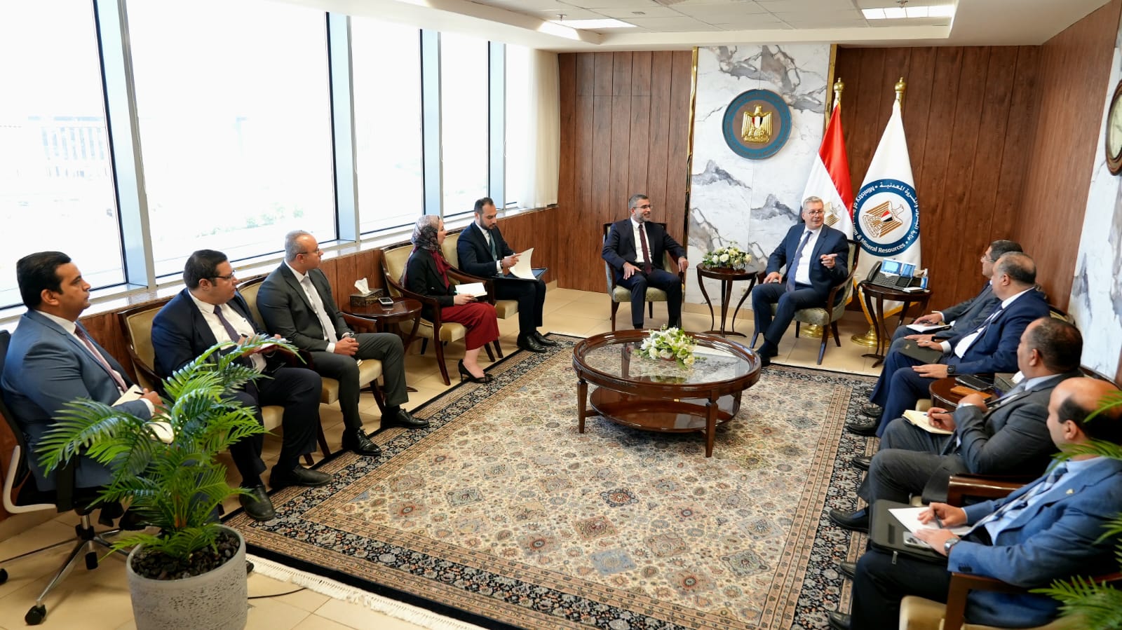 وزير البترول يستقبل وكيل وزارة الطاقة والبنية التحتية لشؤون الطاقة والبترول بدولة الإمارات