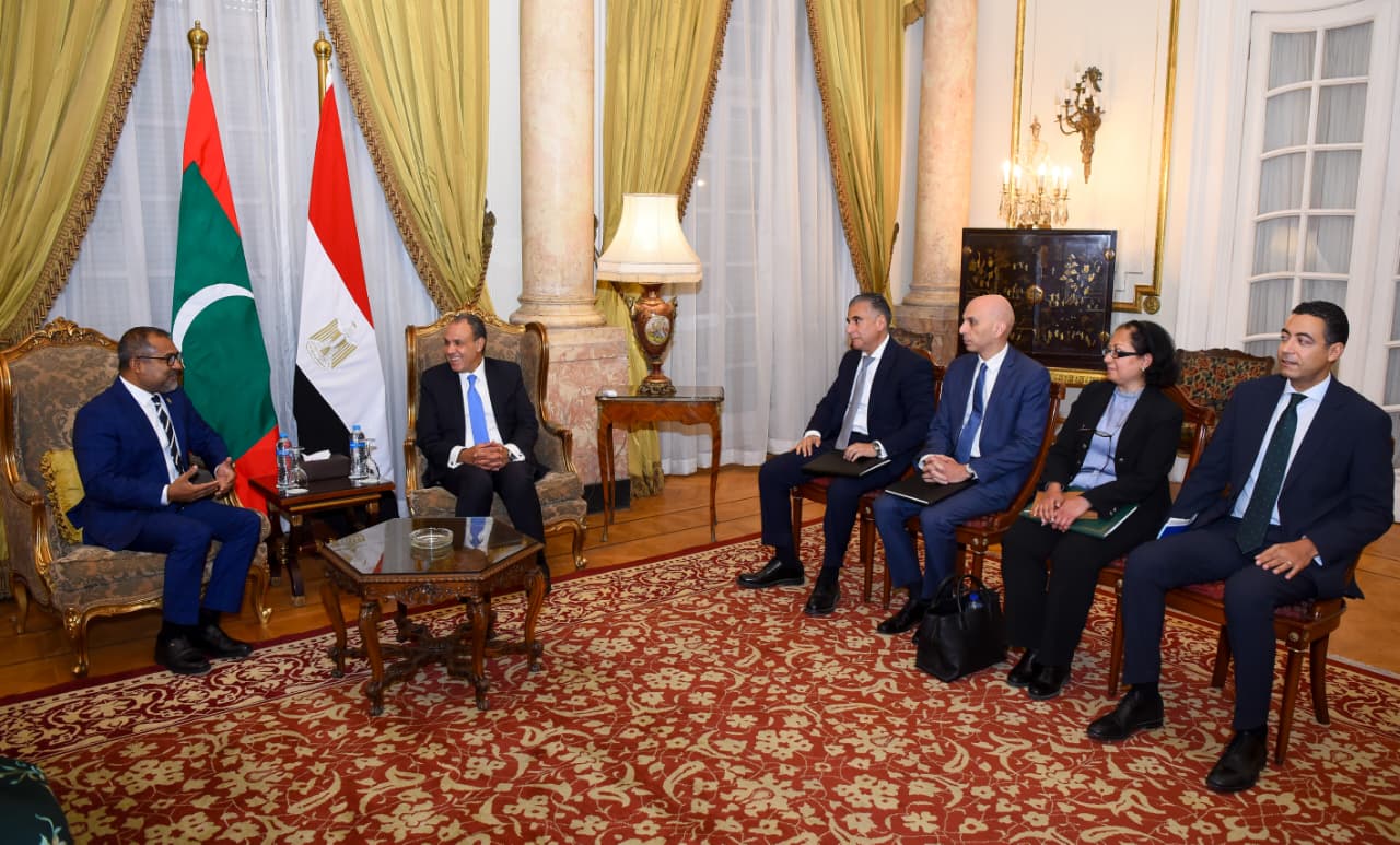 مشاورات سياسية بين وزيرى خارجية مصر والمالديف
