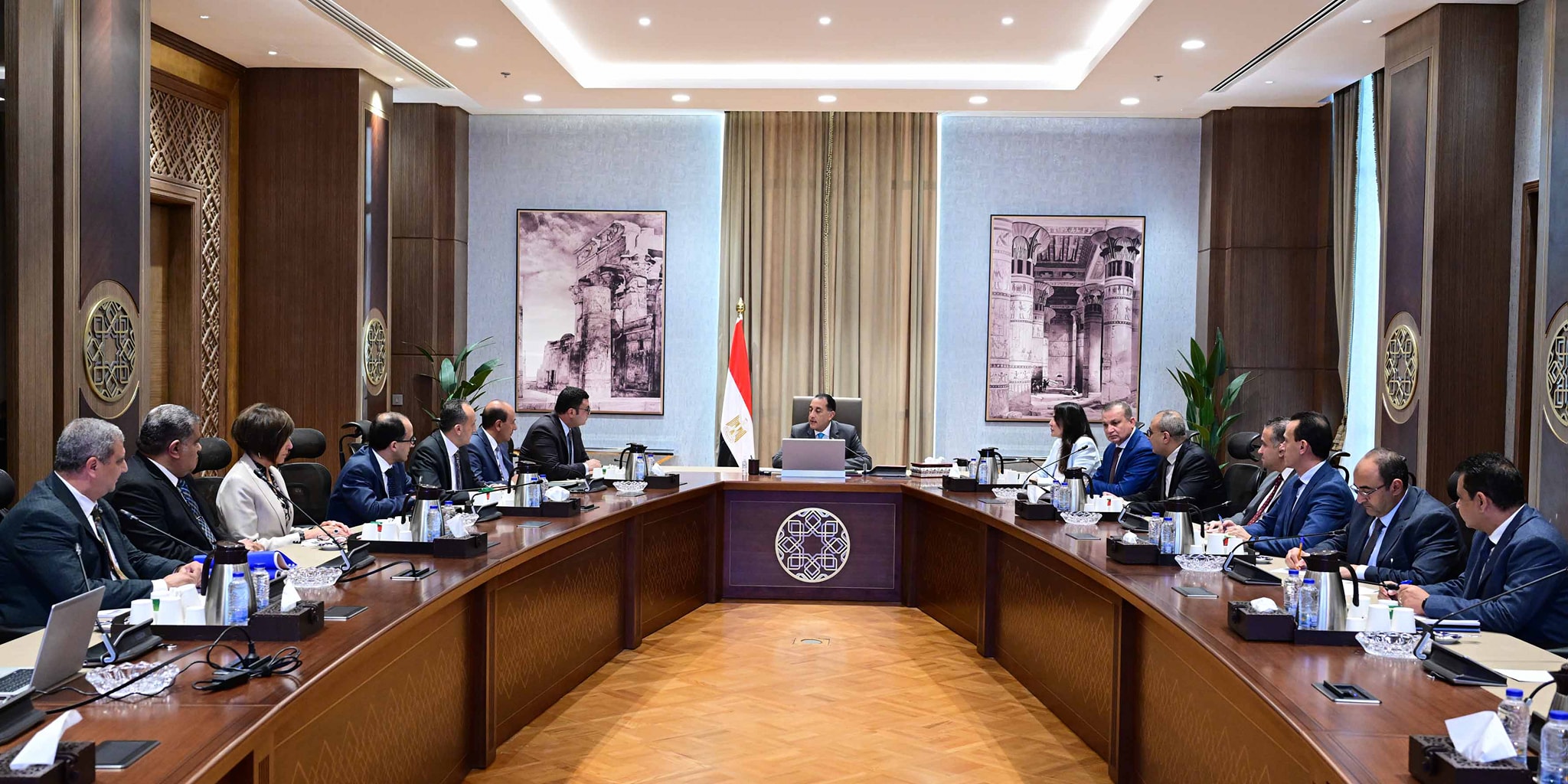 مدبولي يتابع إجراءات طرح مشروع حدائق تلال الفسطاط