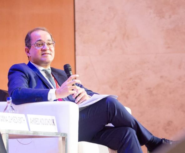 وزير المالية خلال مؤتمر الأونكتاد بجنيف