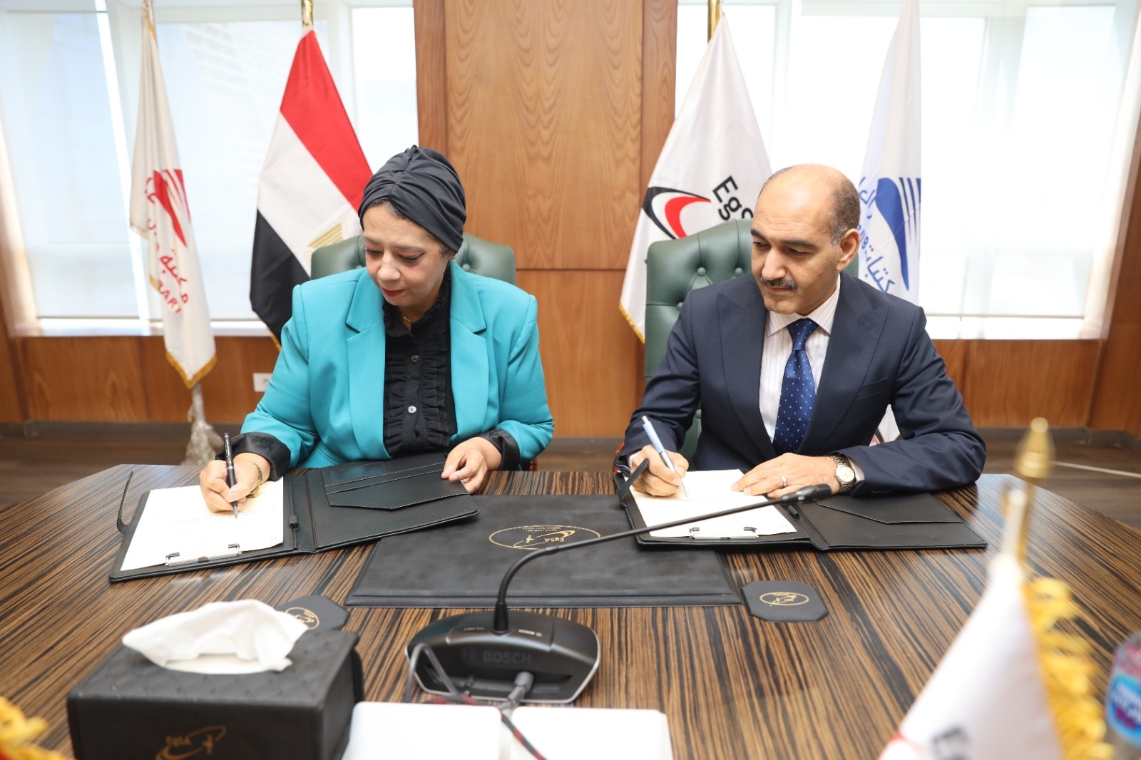 بروتوكول تعاون بين وكالة الفضاء المصرية ومكتبة مصر العامة