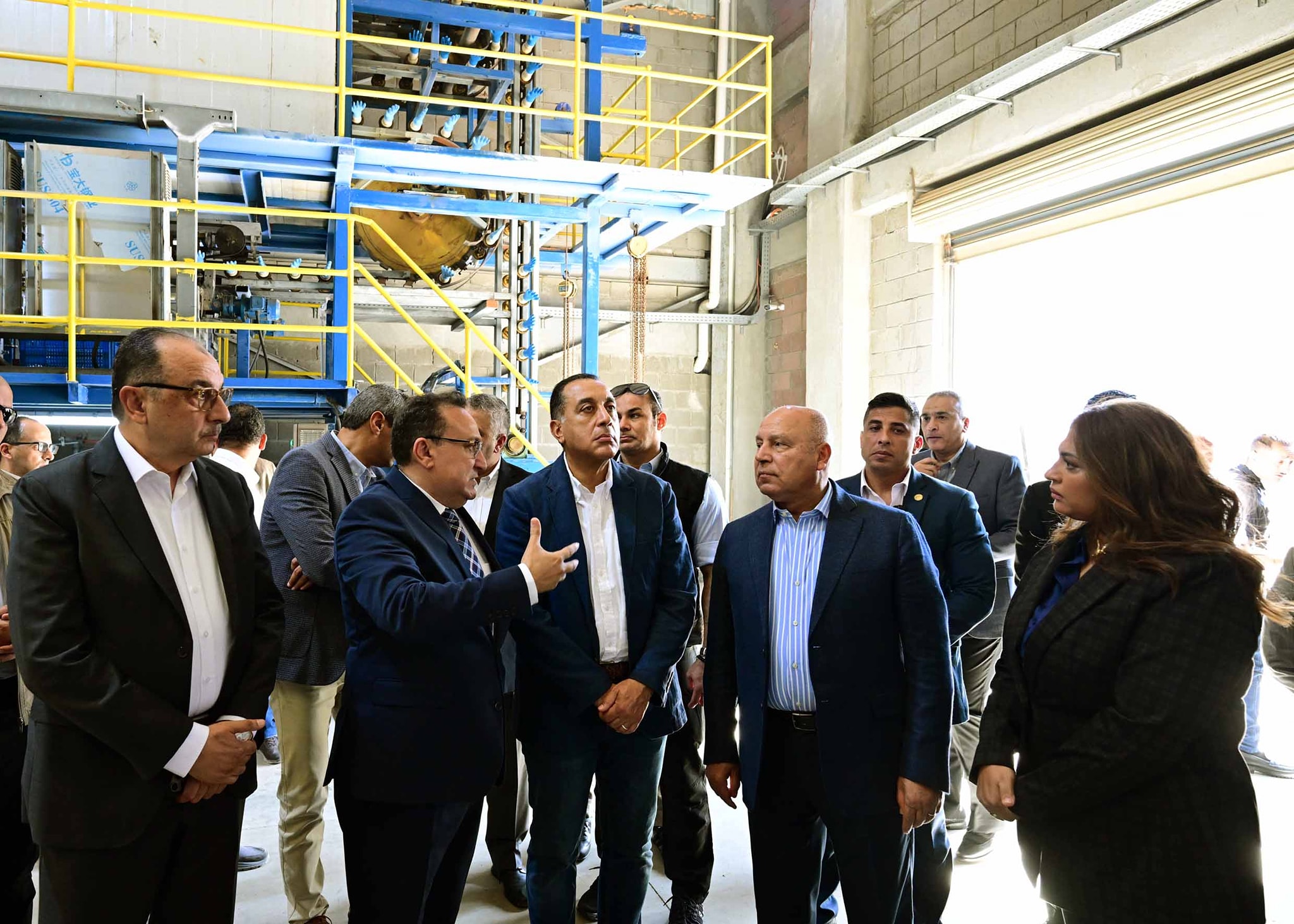 رئيس الوزراء يفتتح مصنع سيناي للمستلزمات الطبية