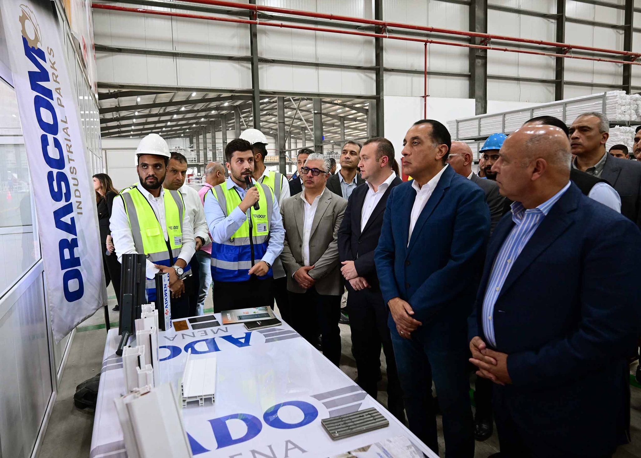 رئيس الوزراء يفتتح مصنع أدو مينا لصناعة مواد البناء