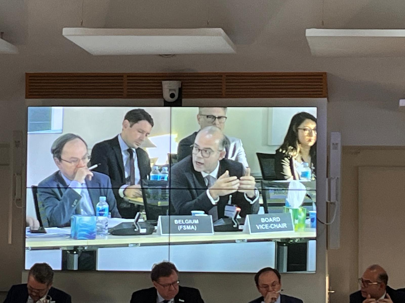 محمد فريد يشارك في اجتماعات مجلس إدارة المنظمة الدولية بالعاصمة الإسبانية