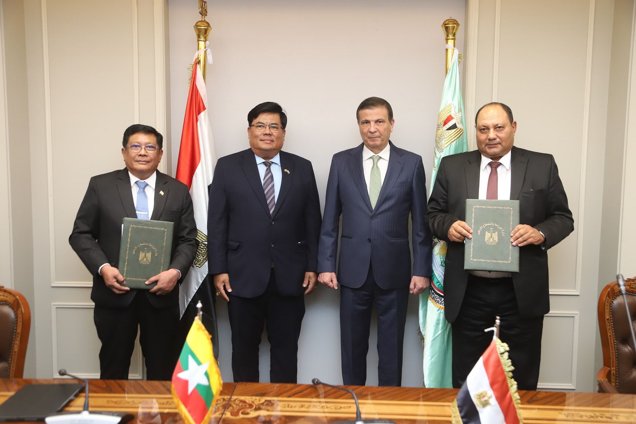 اتفاق مصري ميانماري لتعزيز التعاون الزراعي