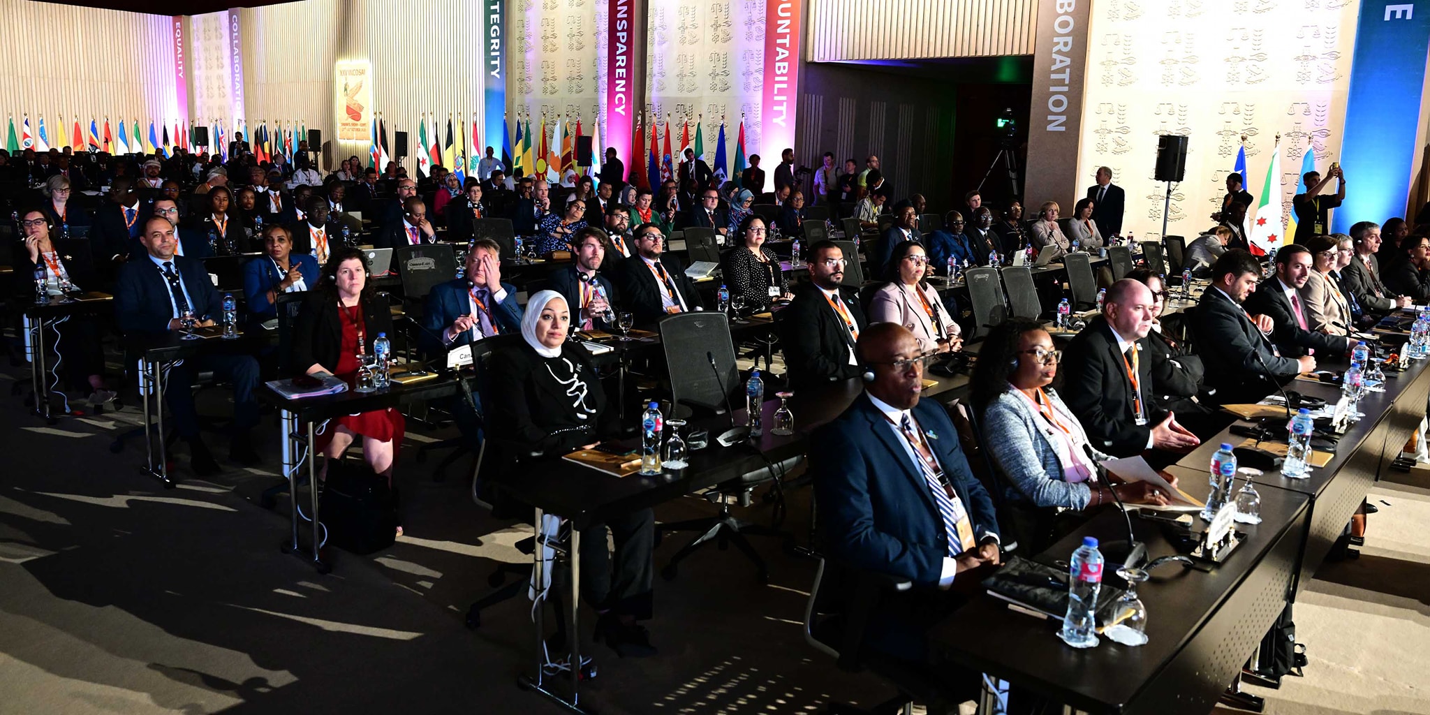 فعاليات افتتاح المؤتمر الدولي الخامس والعشرين للأجهزة العليا للرقابة المالية والمحاسبة