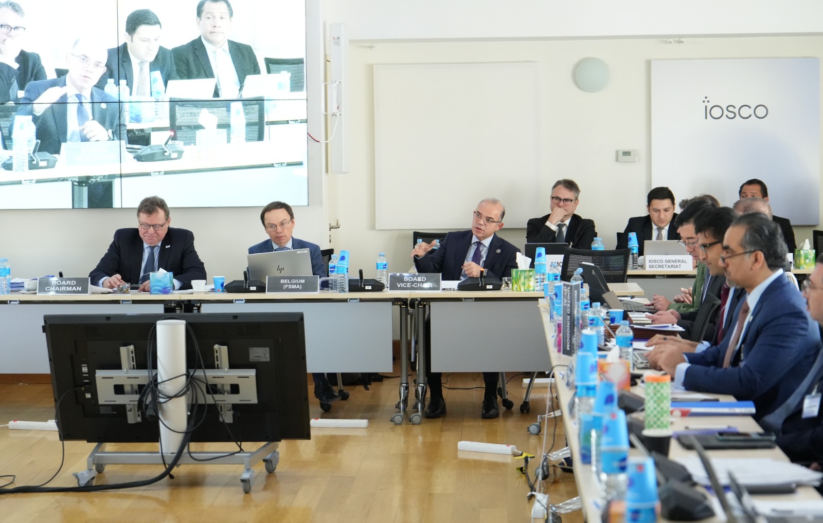 رئيس الرقابة المالية يشارك في اجتماع مجلس إدارة IOSCO