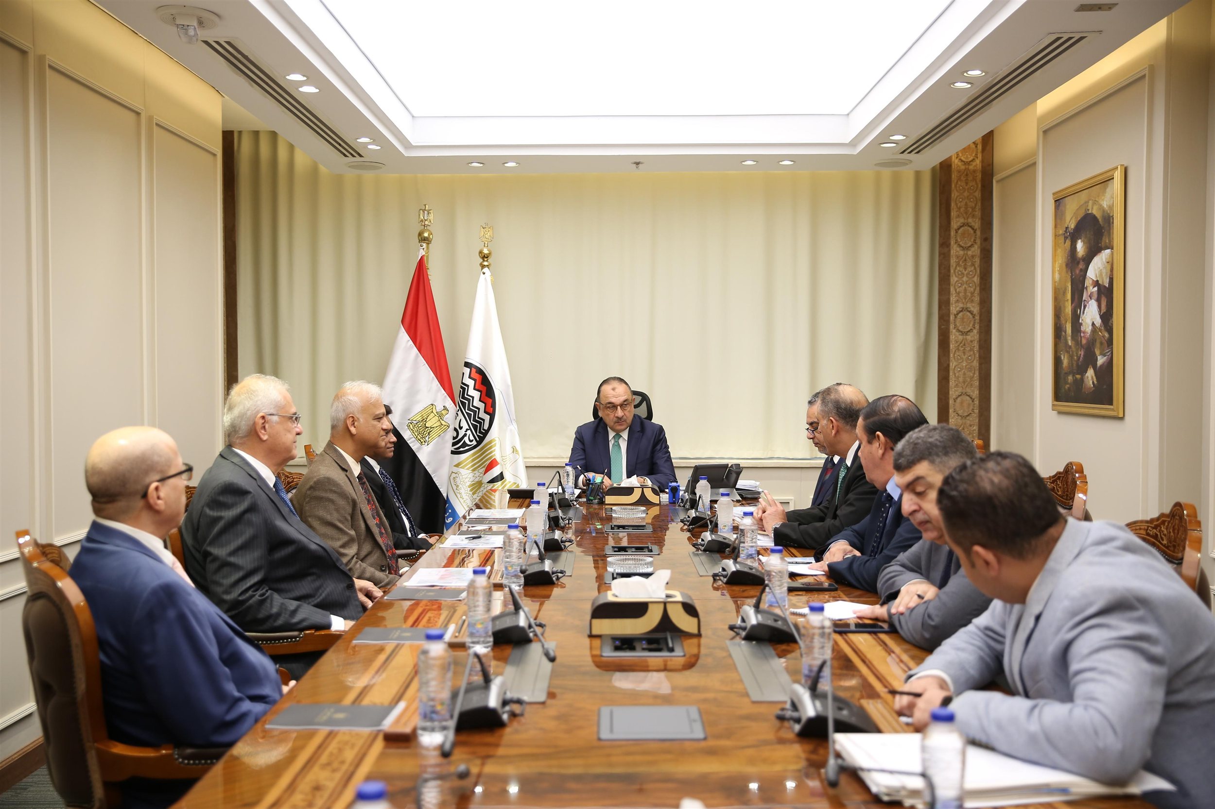 وزير قطاع الأعمال العام يستقبل وفدا من شركة إندوراما