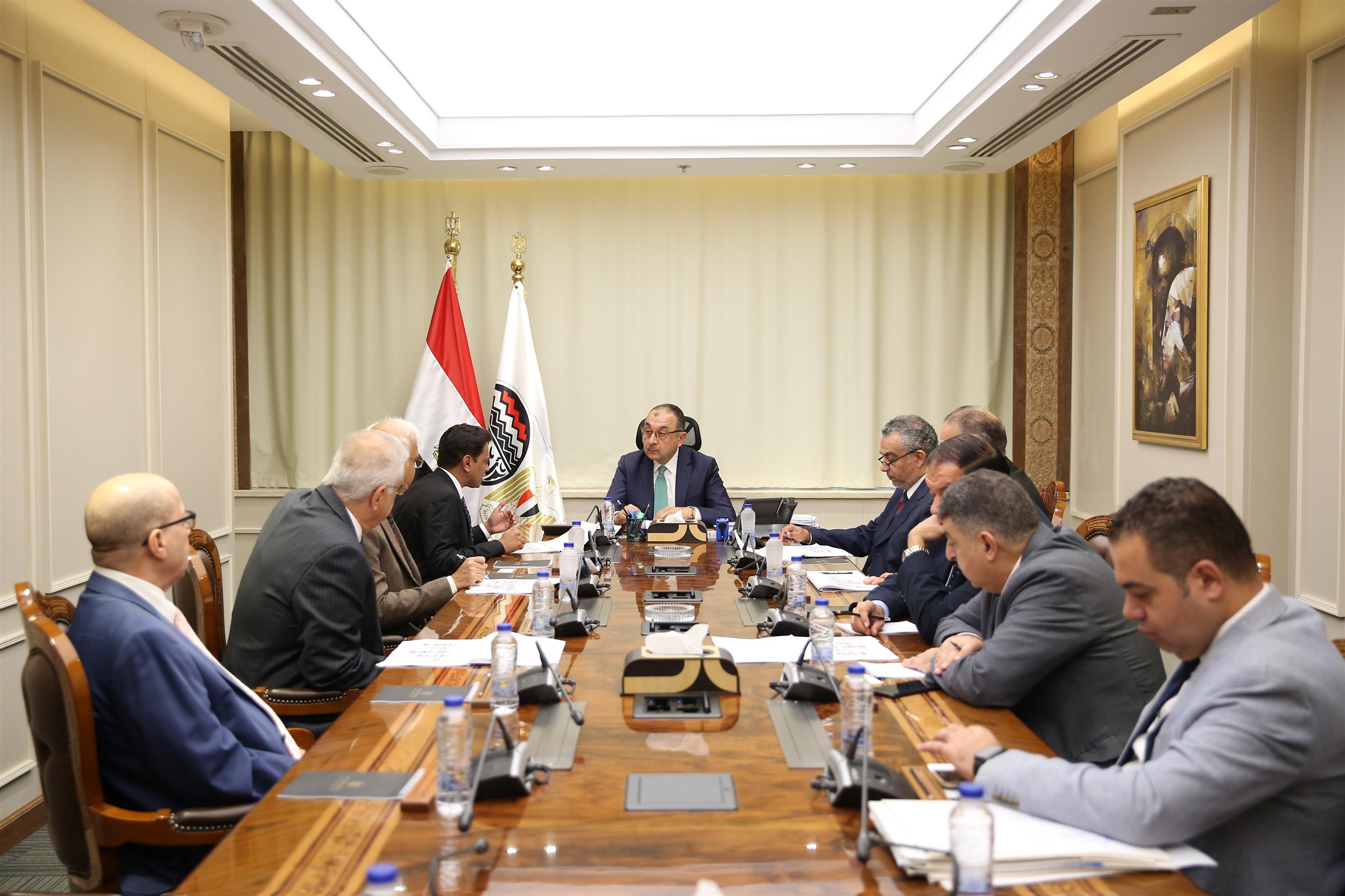 وزير قطاع الأعمال العام يستقبل وفدا من شركة إندوراما