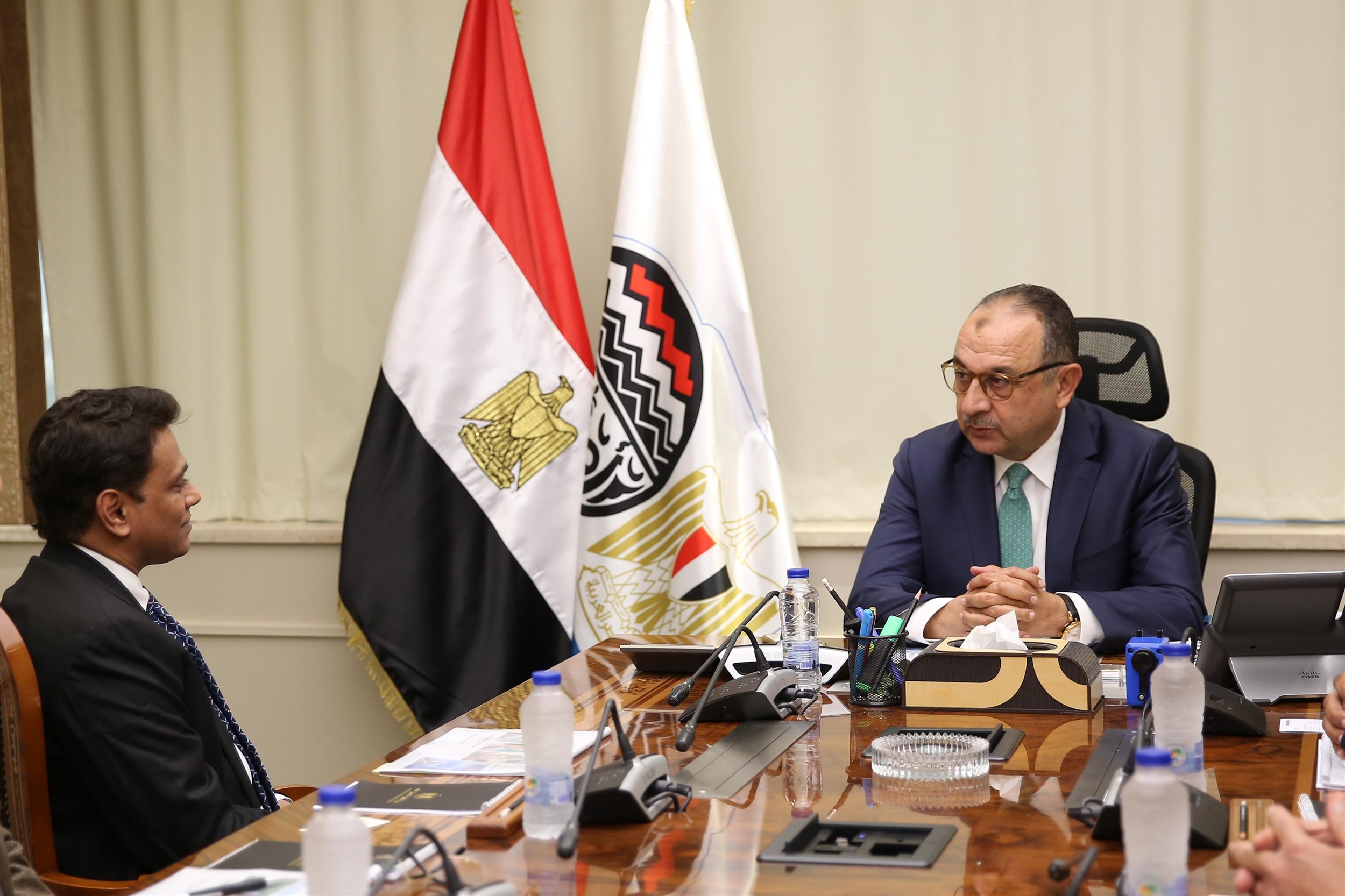 وزير قطاع الأعمال العام يستقبل وفدا من شركة إندوراما