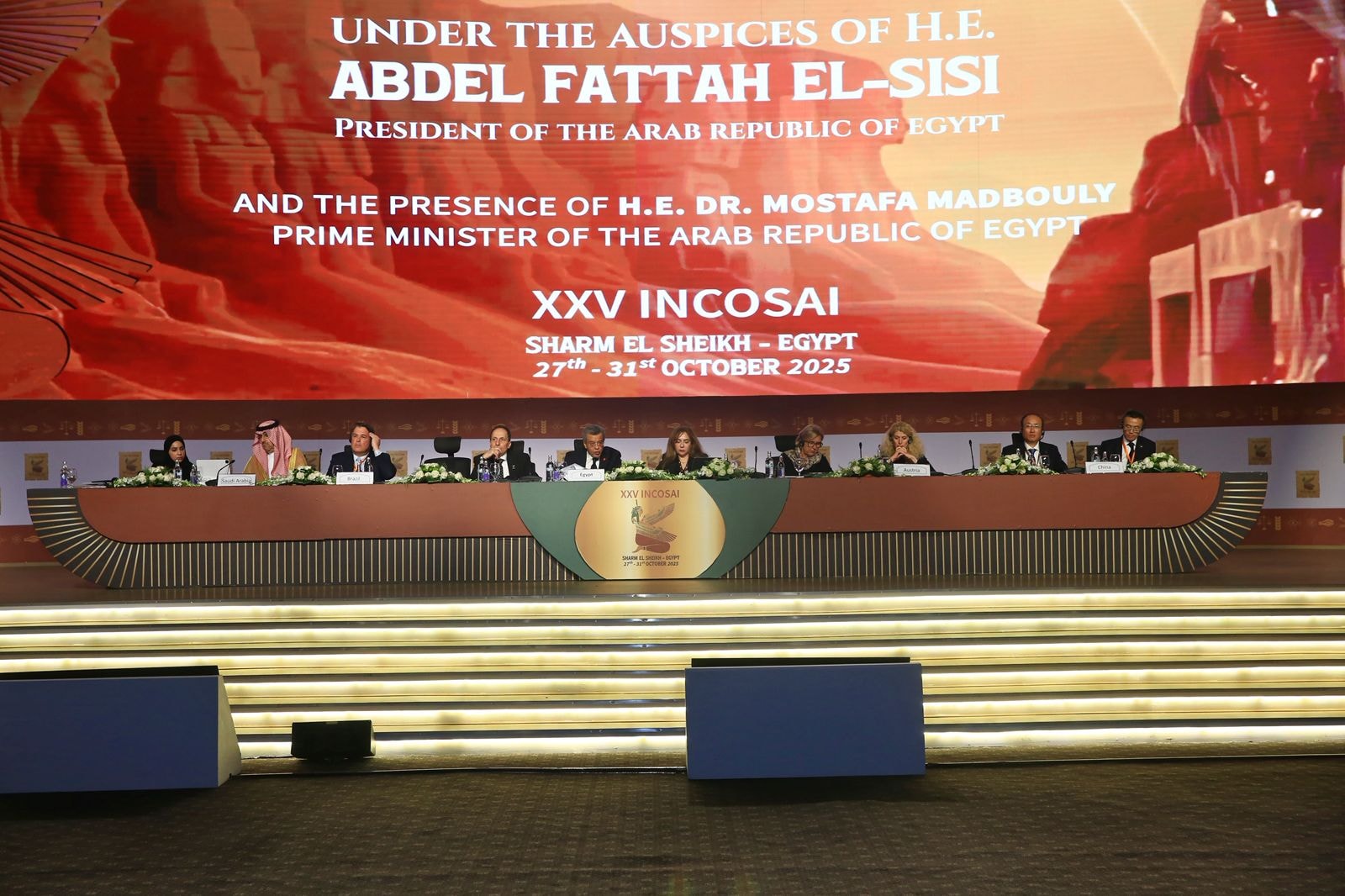 رئيس الإنتوساي يعرض تقريره الأول حول رؤية الجهاز المصري لقيادة المنظمة