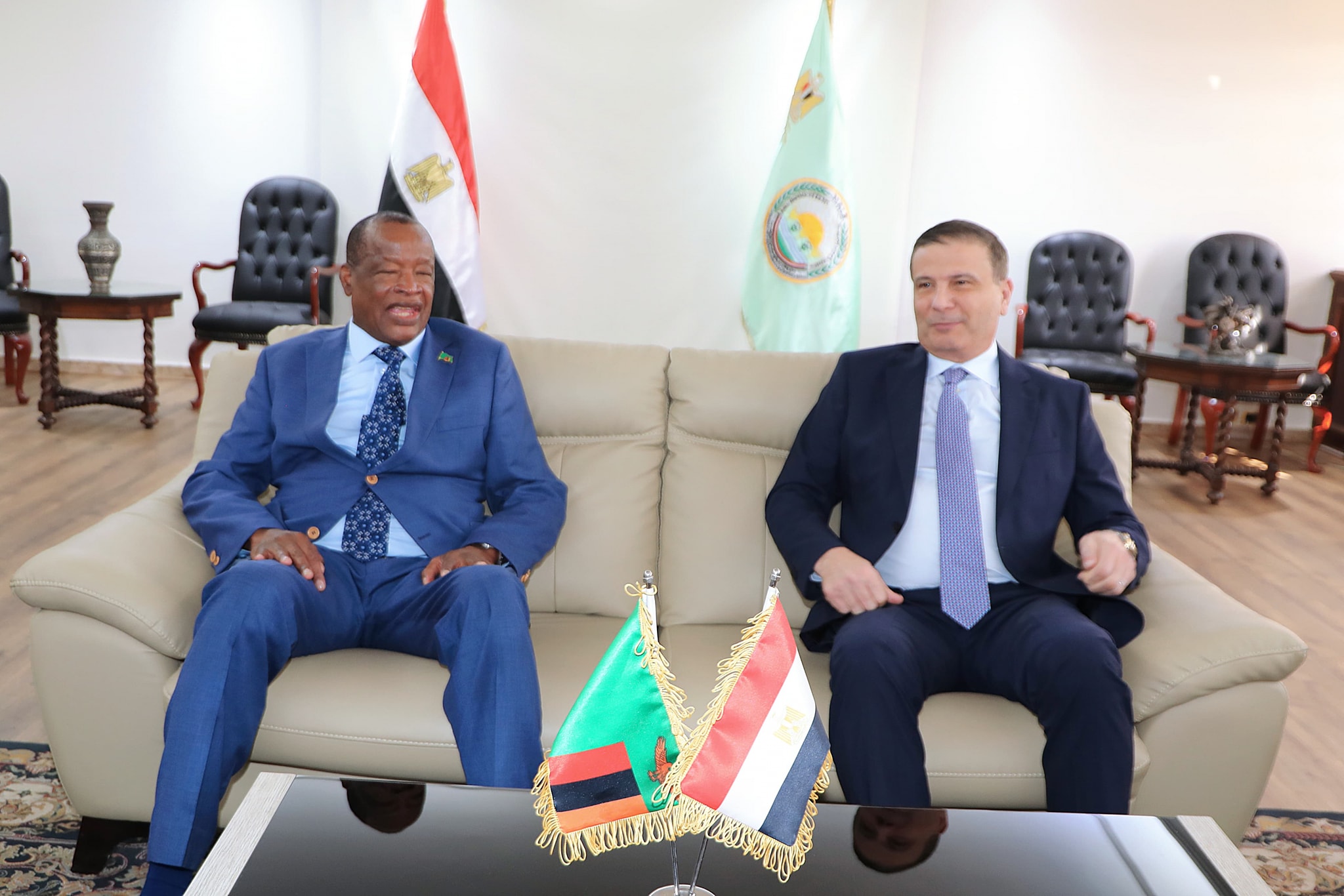 وزير الزراعة يلتقي وزير الداخلية الزامبي