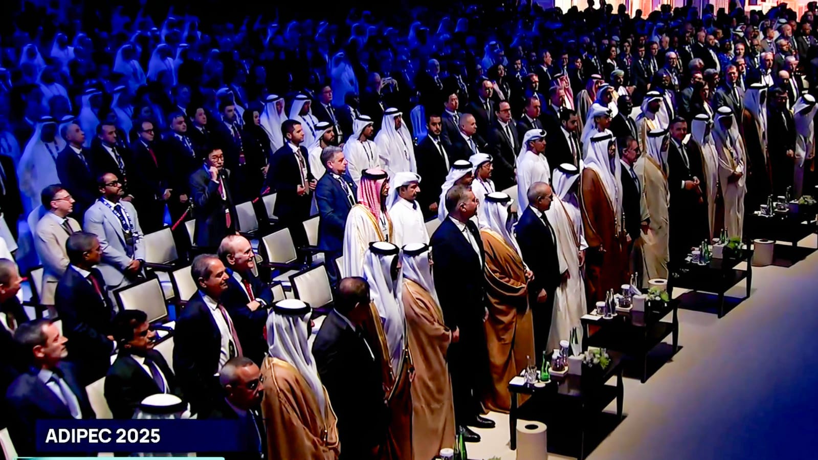 افتتاح مؤتمر ومعرض أديبك 2025 بأبوظبي