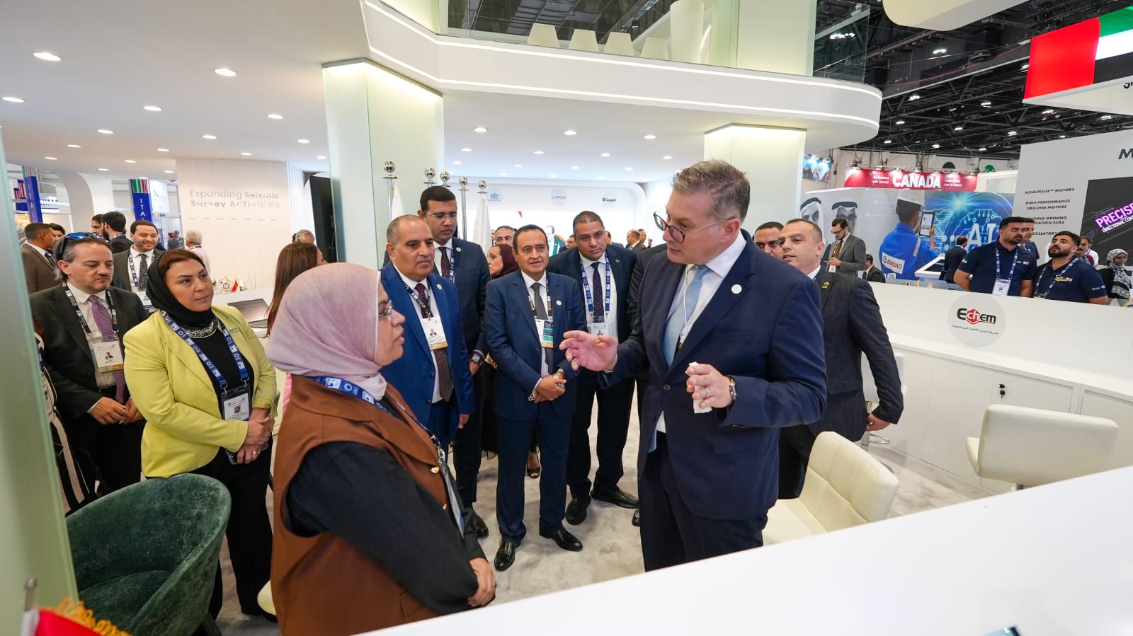 افتتاح مؤتمر ومعرض أديبك 2025 بأبوظبي