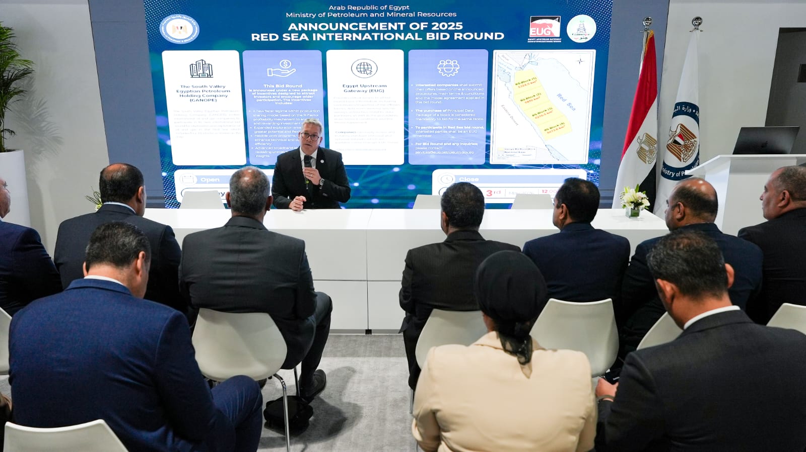 مصر تطرح مزايدة عالمية للبحث في 4 مناطق بالبحر الأحمر