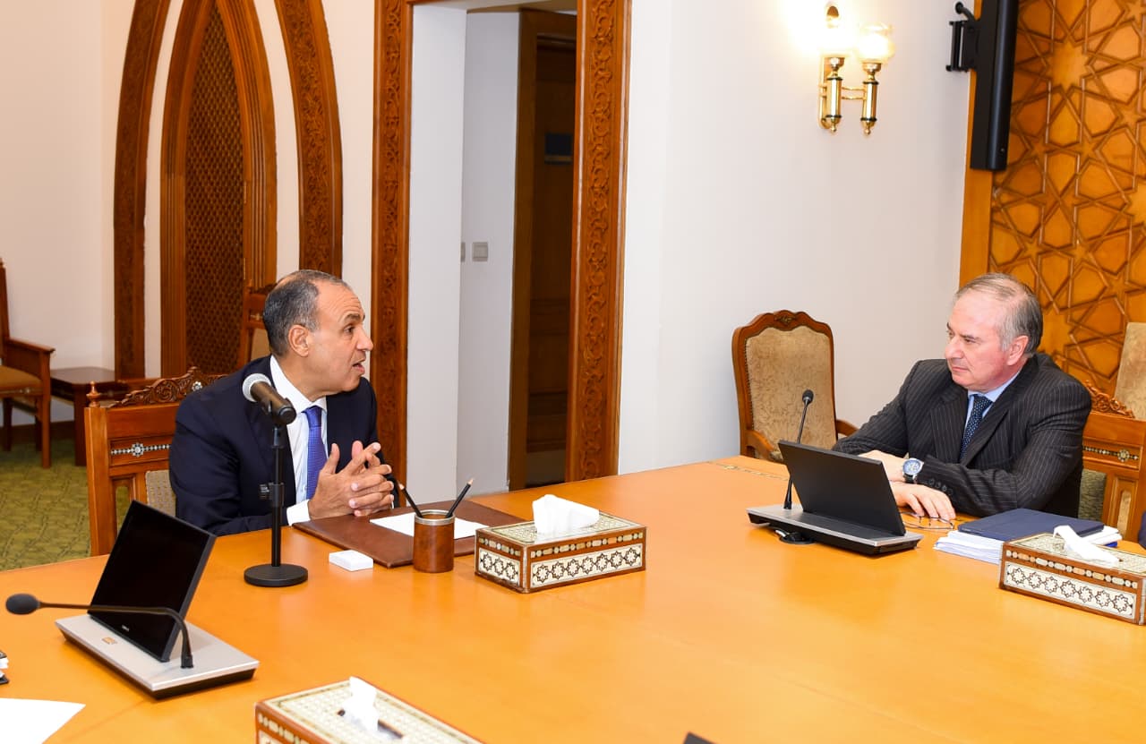 وزير الخارجية يستقبل المبعوث الإيطالي لإعادة إعمار غزة