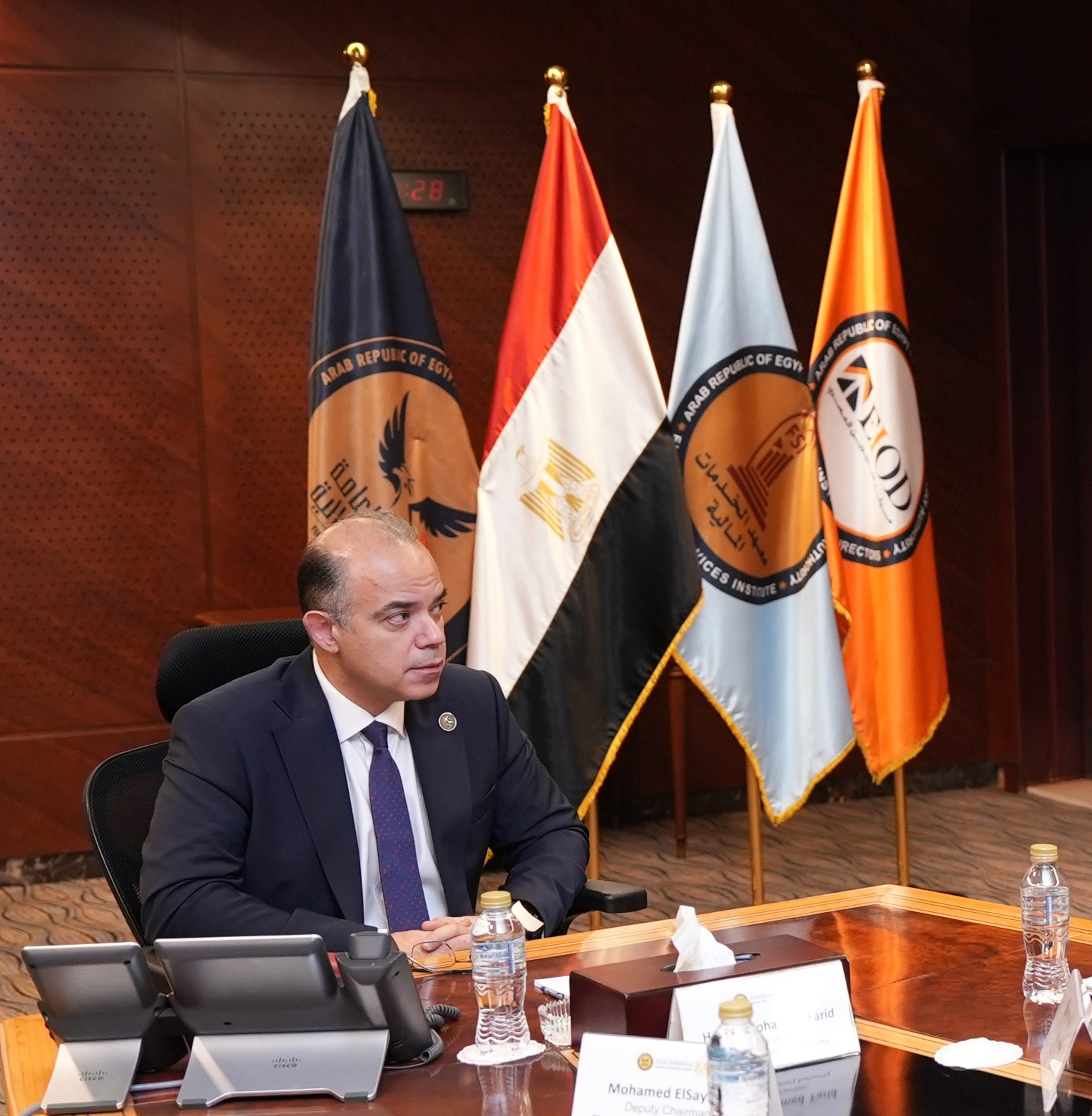 الدكتور محمد فريد رئيس الهيئة العامة للرقابة المالية