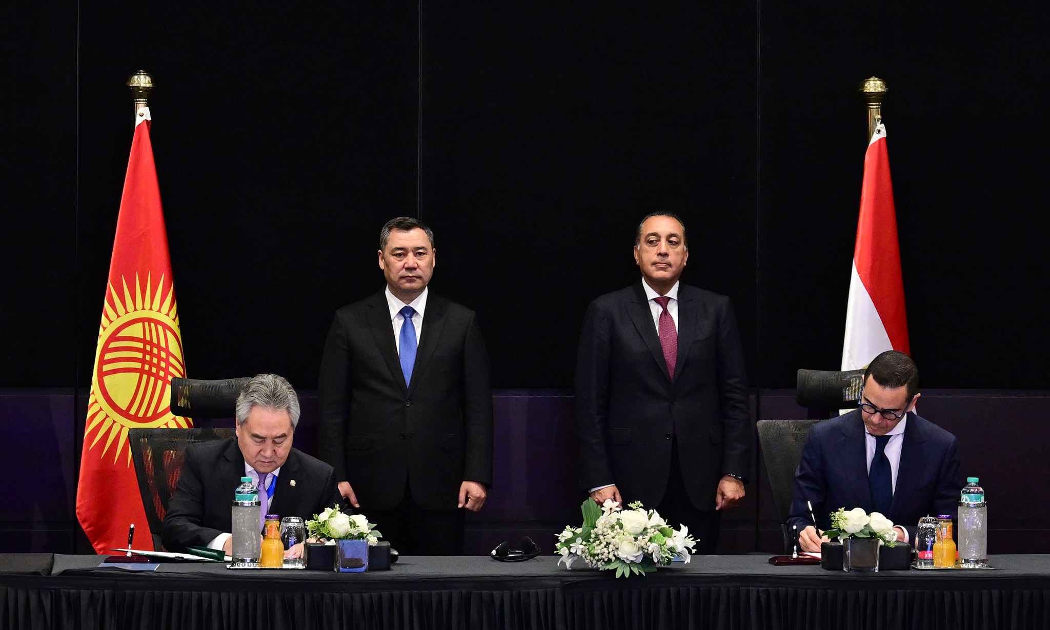 توقيع عدد من الاتفاقيات لتعزيز التعاون بين مصر وقرغيزستان