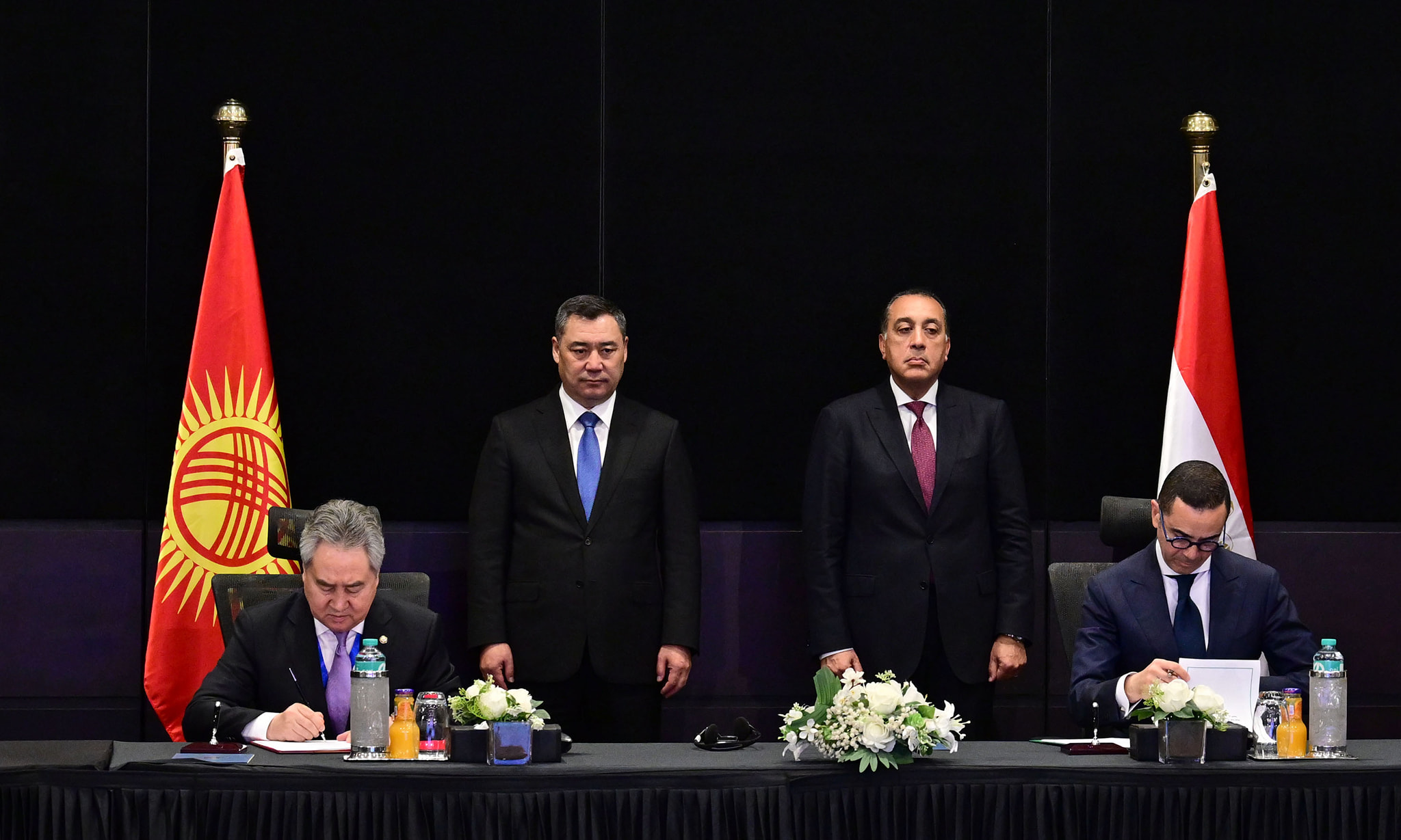 توقيع عدد من الاتفاقيات لتعزيز التعاون بين مصر وقرغيزستان