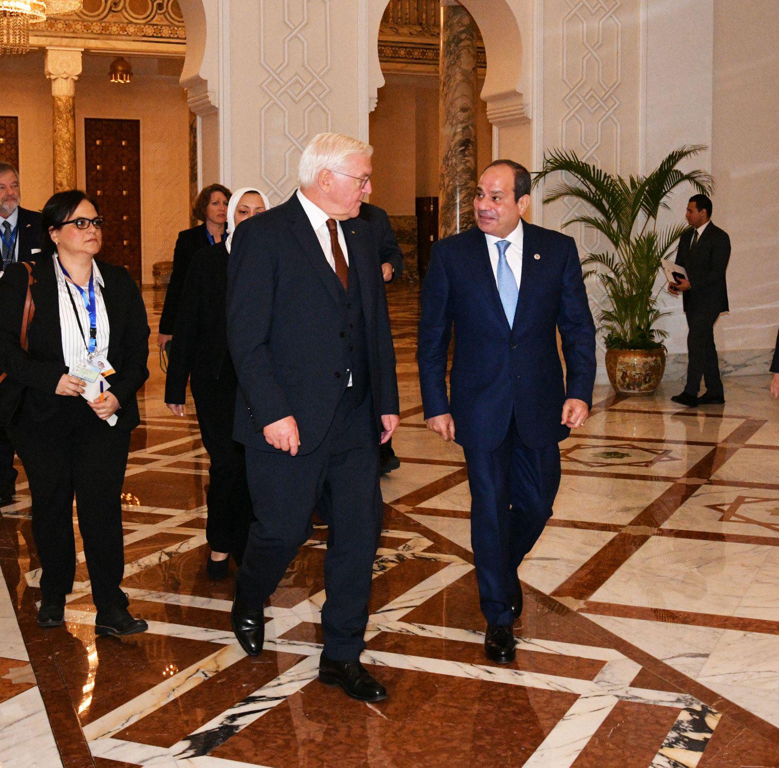 الرئيس السيسي يستقبل رئيس جمهورية ألمانيا الاتحادية