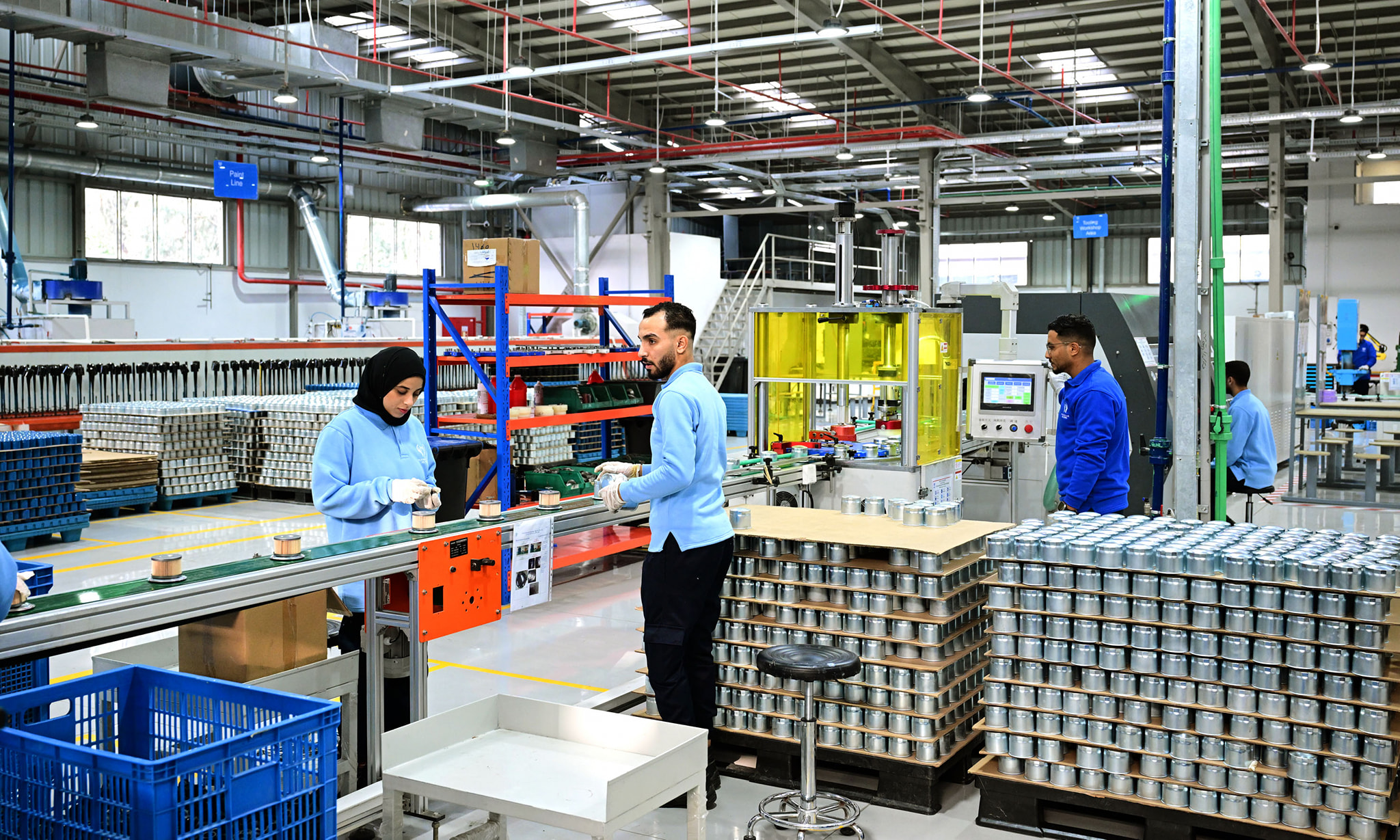 رئيس الوزراء يفتتح مصنع المنصور لتصنيع فلاتر المركبات 