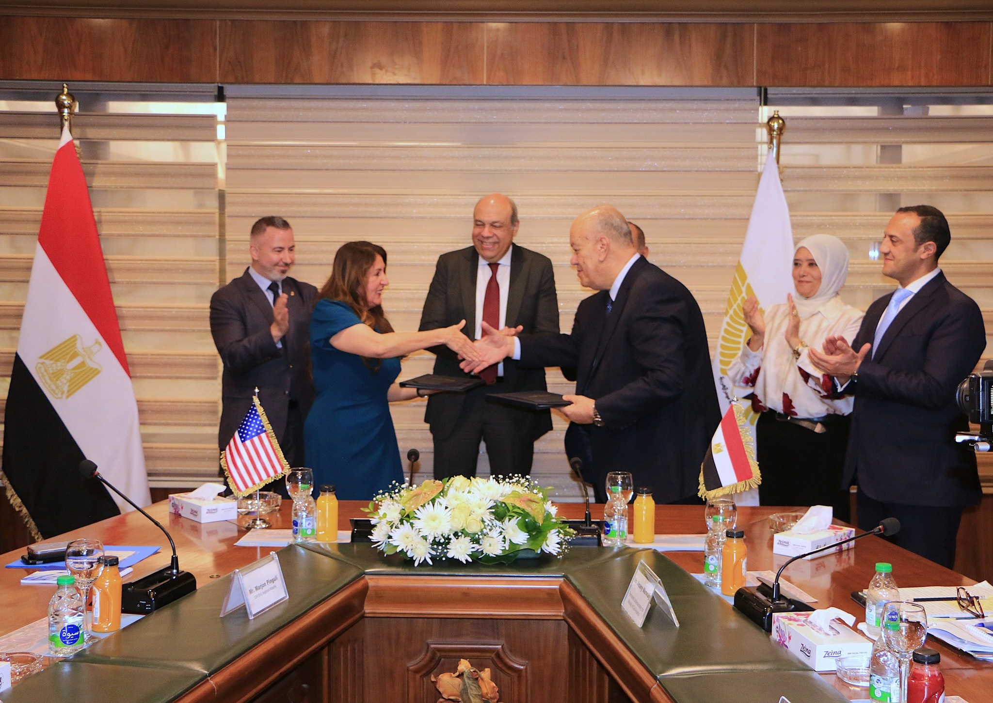 توقيع مذكرة تفاهم بين مصر والولايات المتحدة الأمريكية