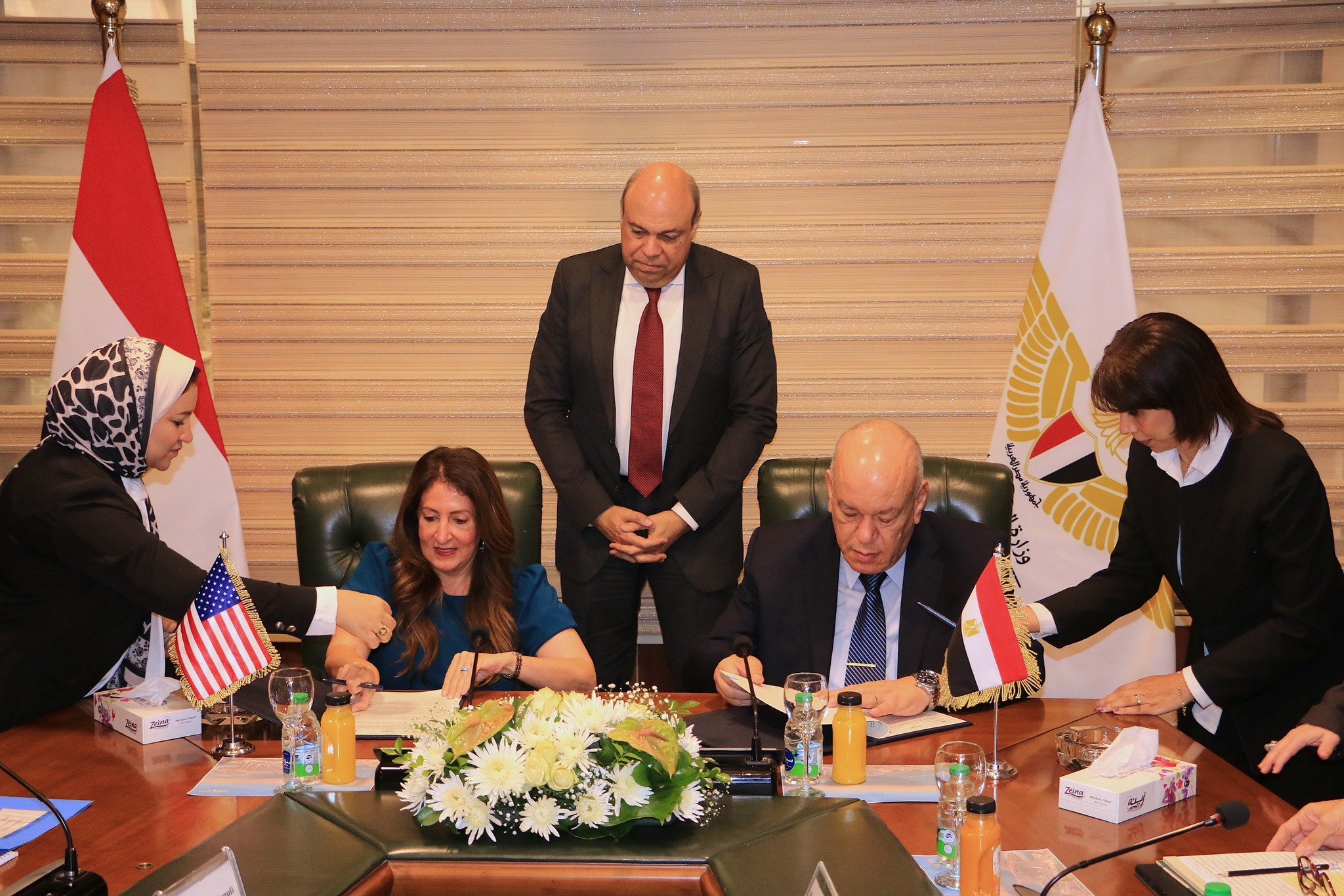 توقيع مذكرة تفاهم بين مصر والولايات المتحدة الأمريكية