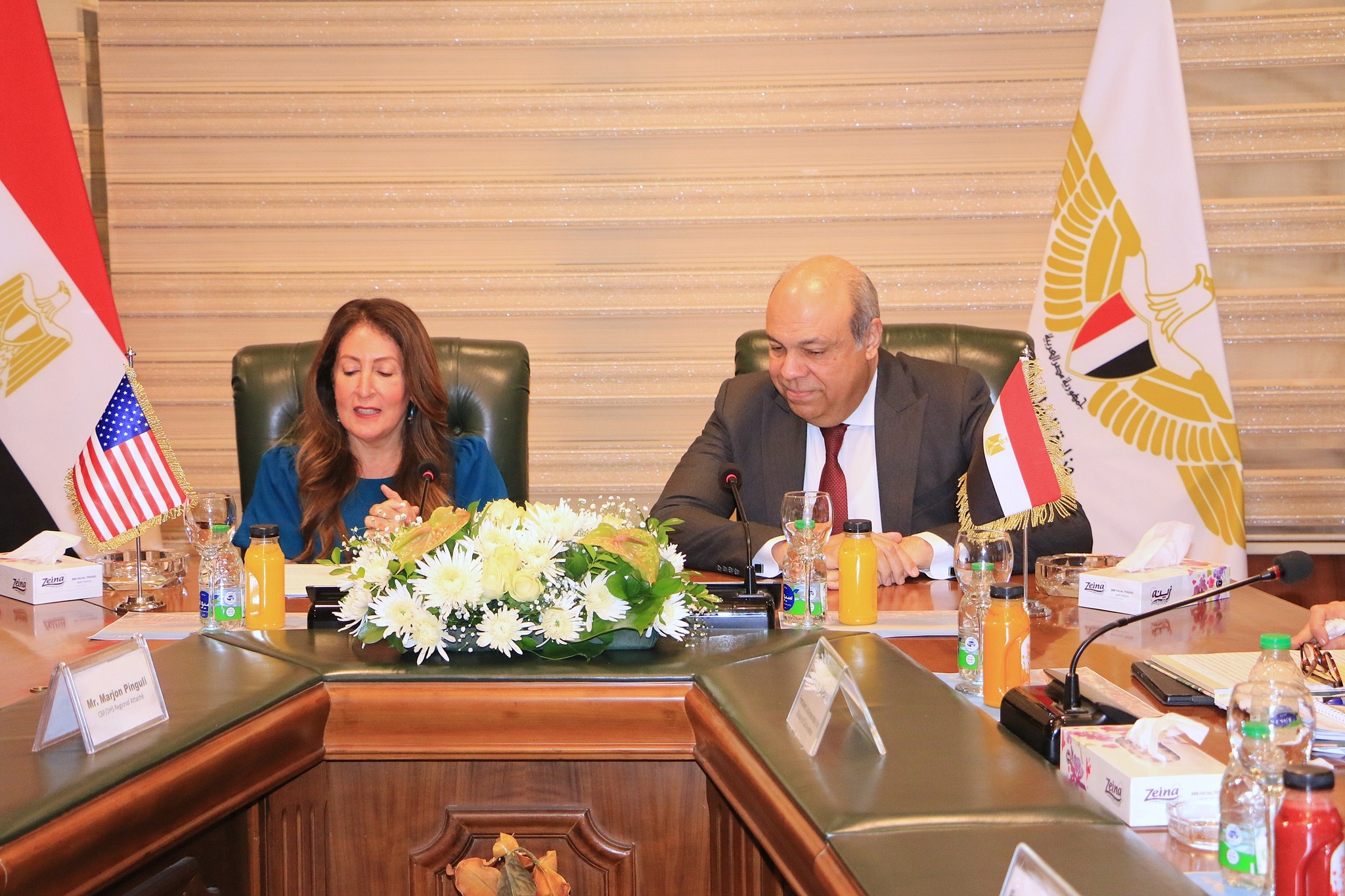 توقيع مذكرة تفاهم بين مصر والولايات المتحدة الأمريكية