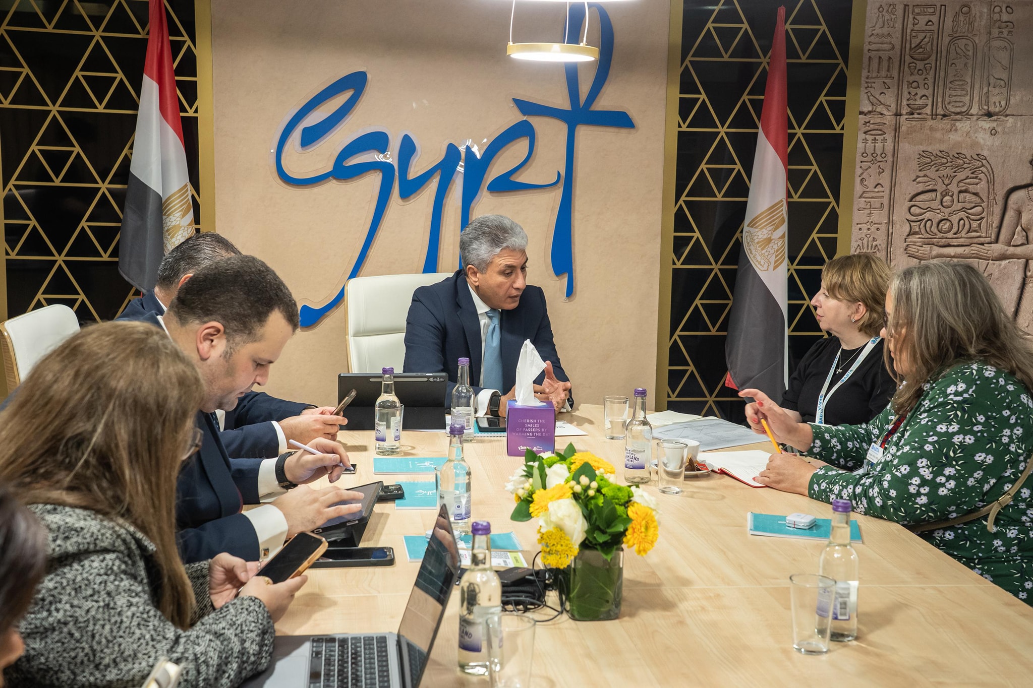 وزير السياحة مع ممثلي اتحاد وكلاء وشركات السفر البريطاني