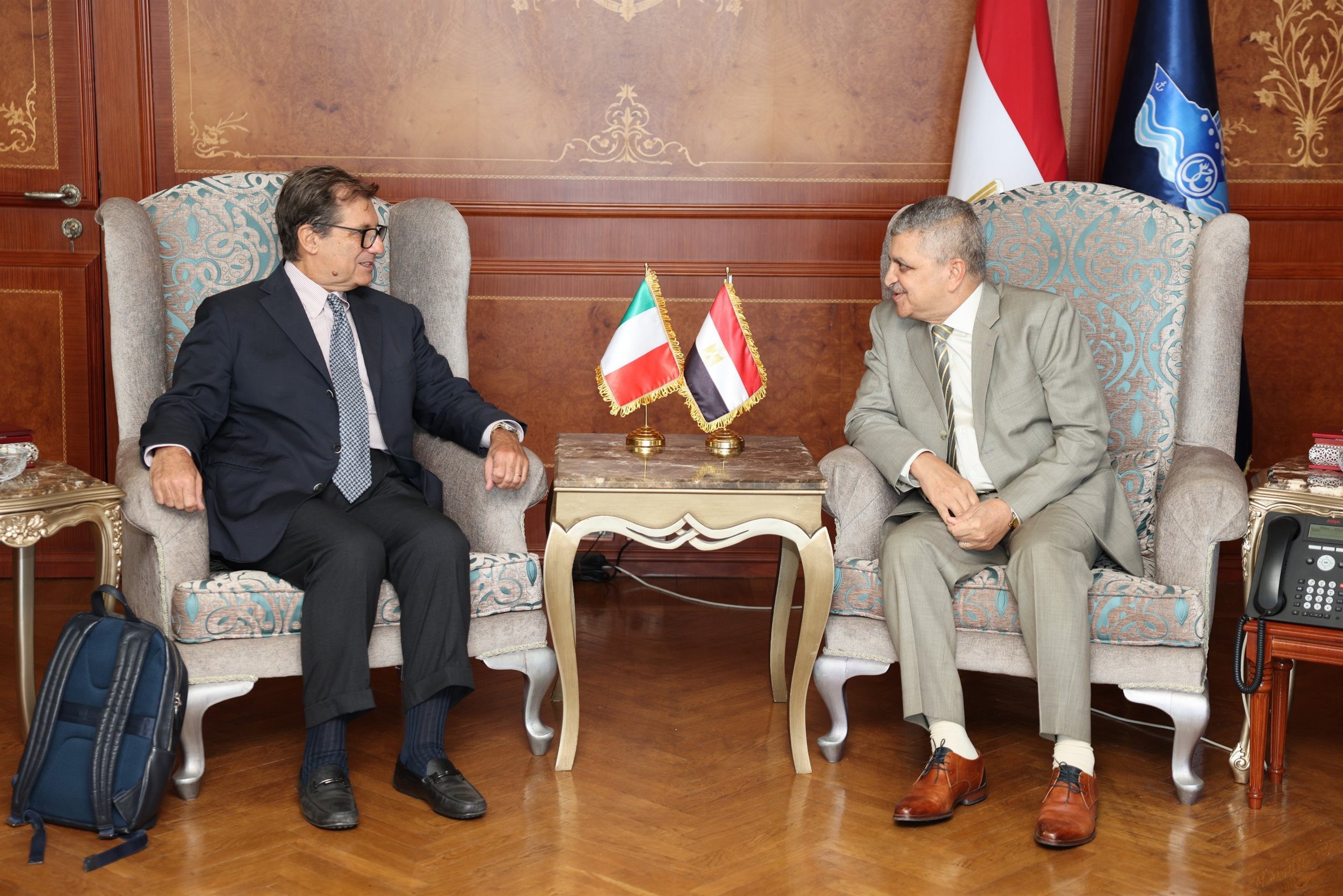 ربيع مع المبعوث الإيطالي لمشروع الممر الاقتصادي الهند الشرق الأوسط أوروبا