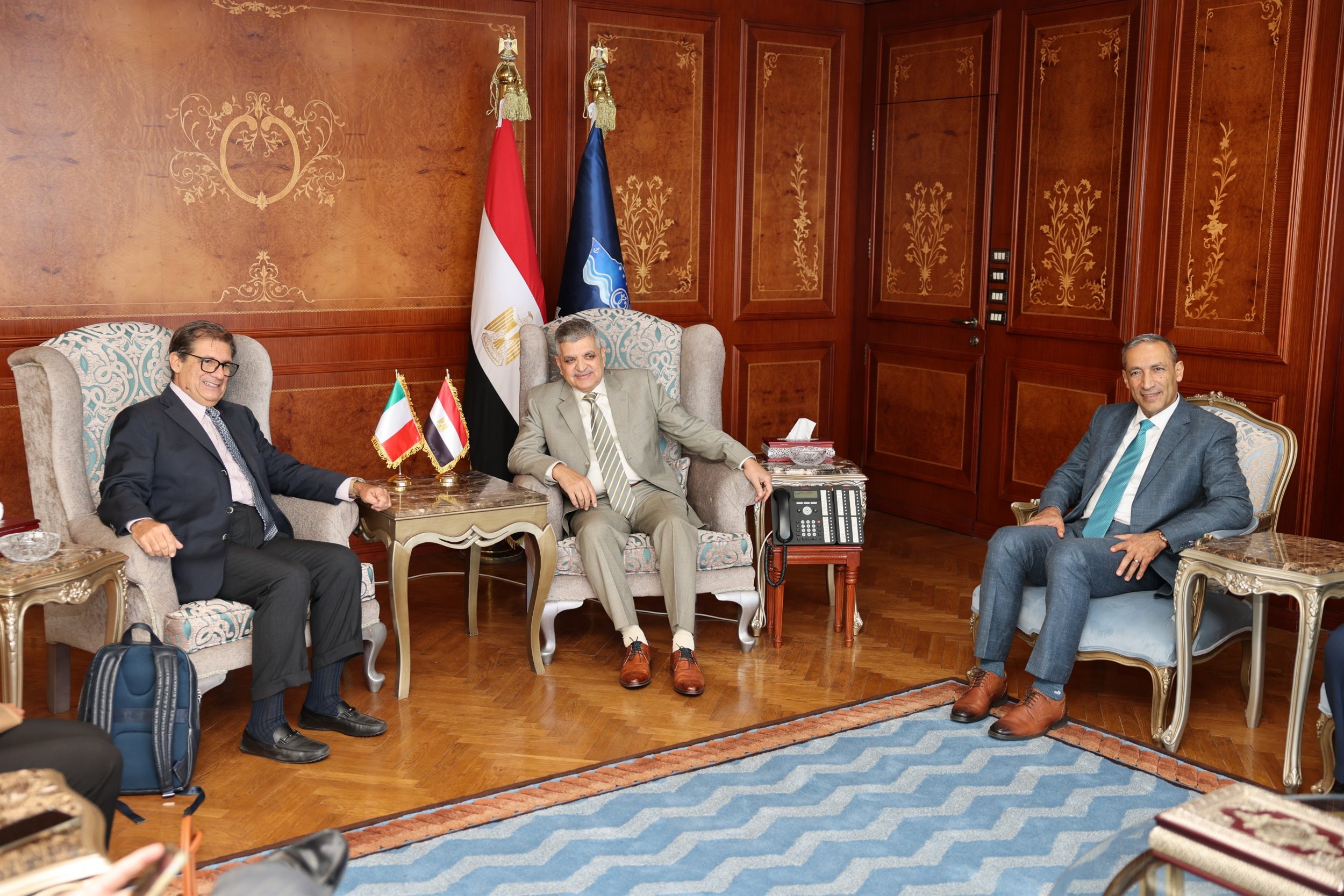 ربيع مع المبعوث الإيطالي لمشروع الممر الاقتصادي الهند الشرق الأوسط أوروبا