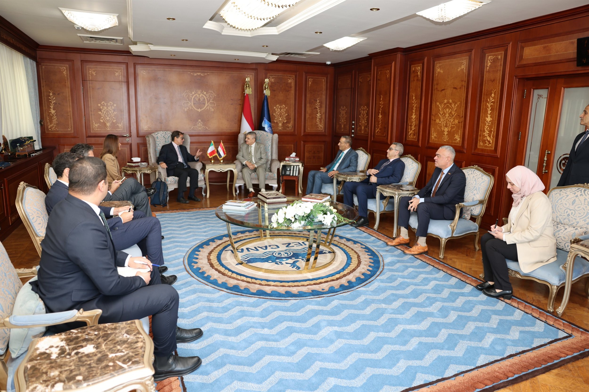 ربيع مع المبعوث الإيطالي لمشروع الممر الاقتصادي الهند الشرق الأوسط أوروبا