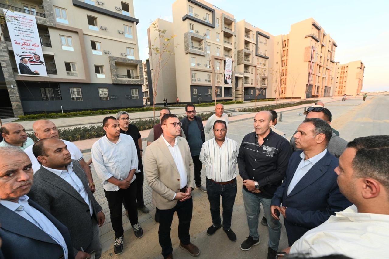 وزير الإسكان يتفقد مشروع سكن لكل المصريين وكوبري C3 بالعلمين الجديدة