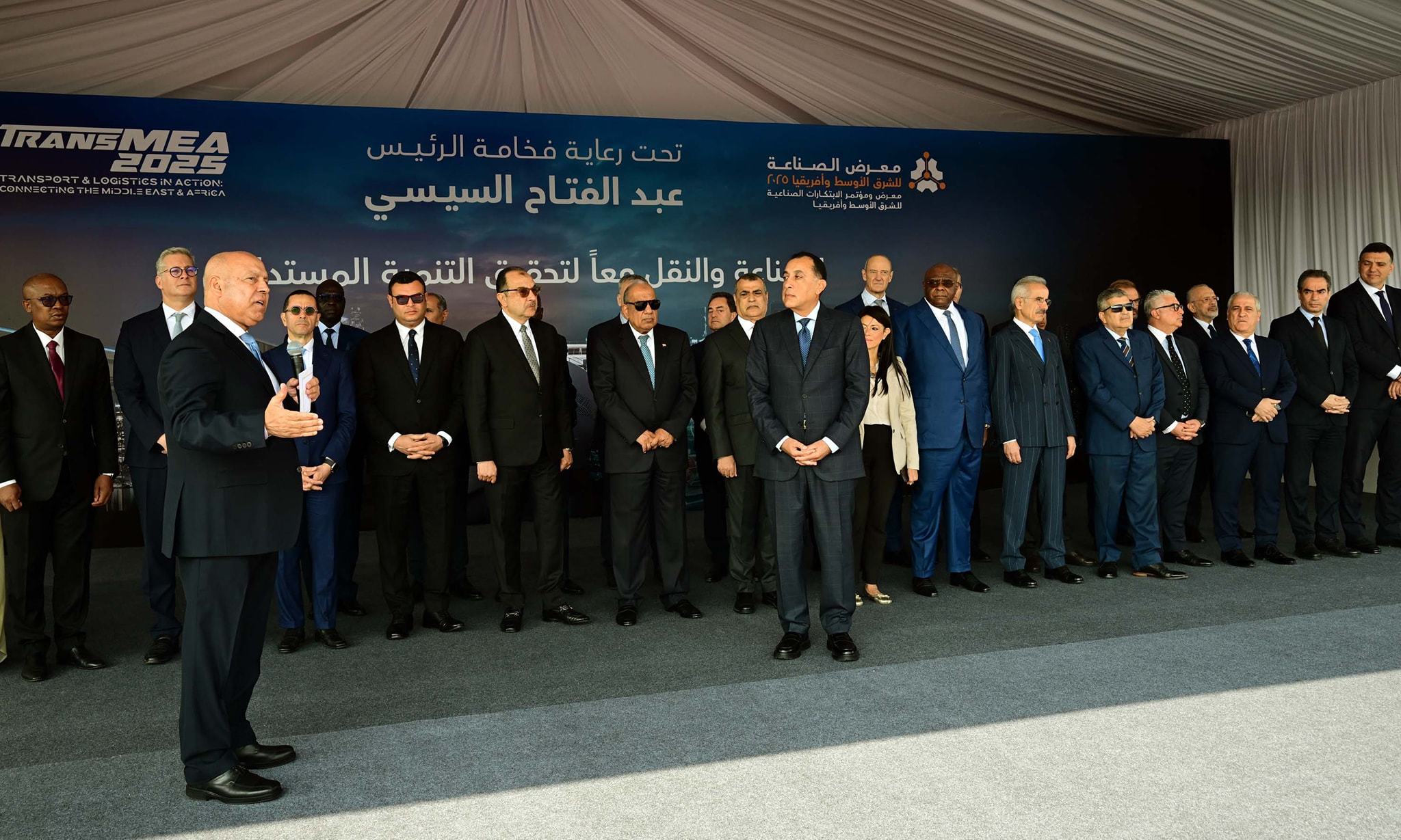 إفتتاح معرض و مؤتمر النقل الذكي والبنية التحتية واللوجيستيات TransMEA2025 