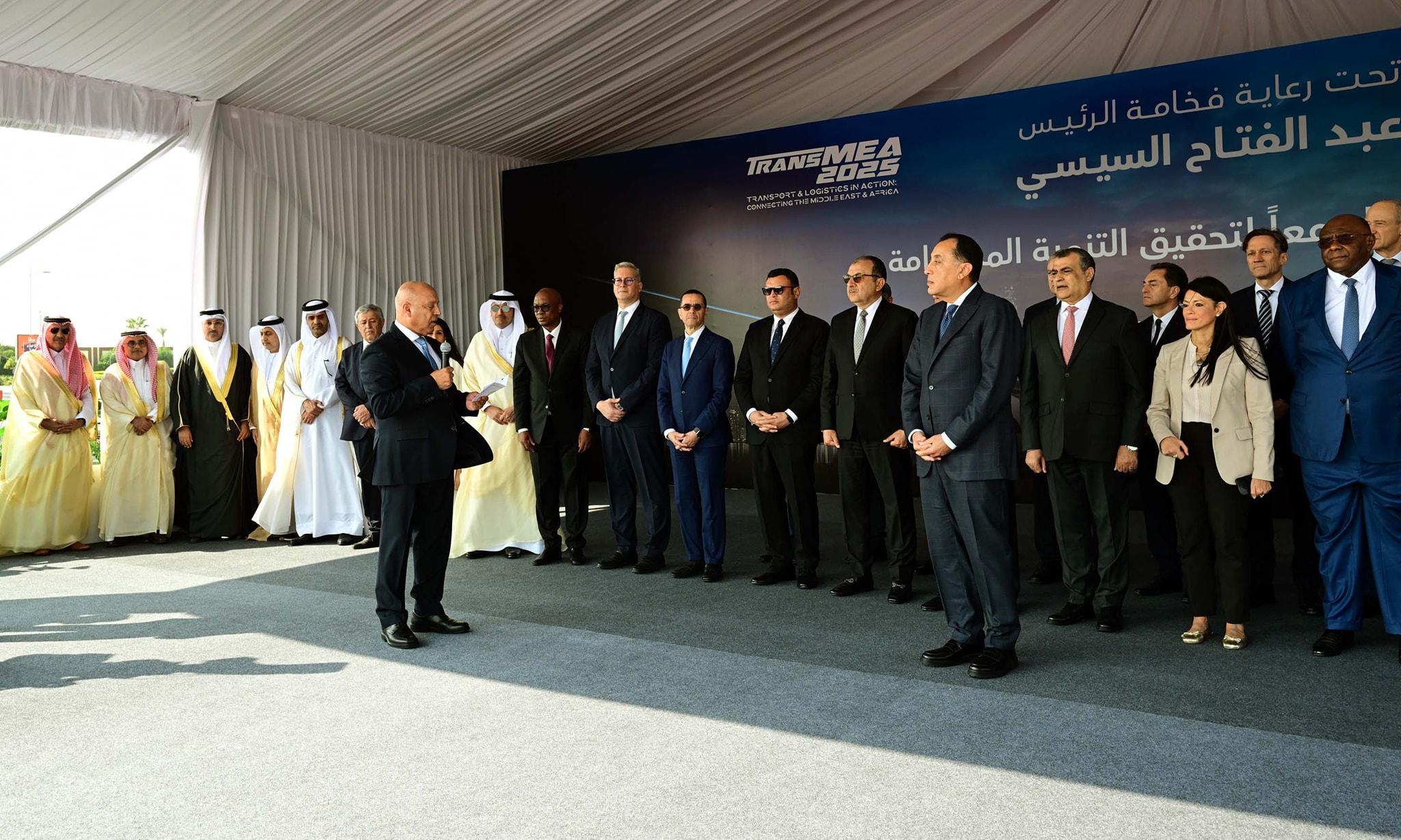 إفتتاح معرض و مؤتمر النقل الذكي والبنية التحتية واللوجيستيات TransMEA2025 