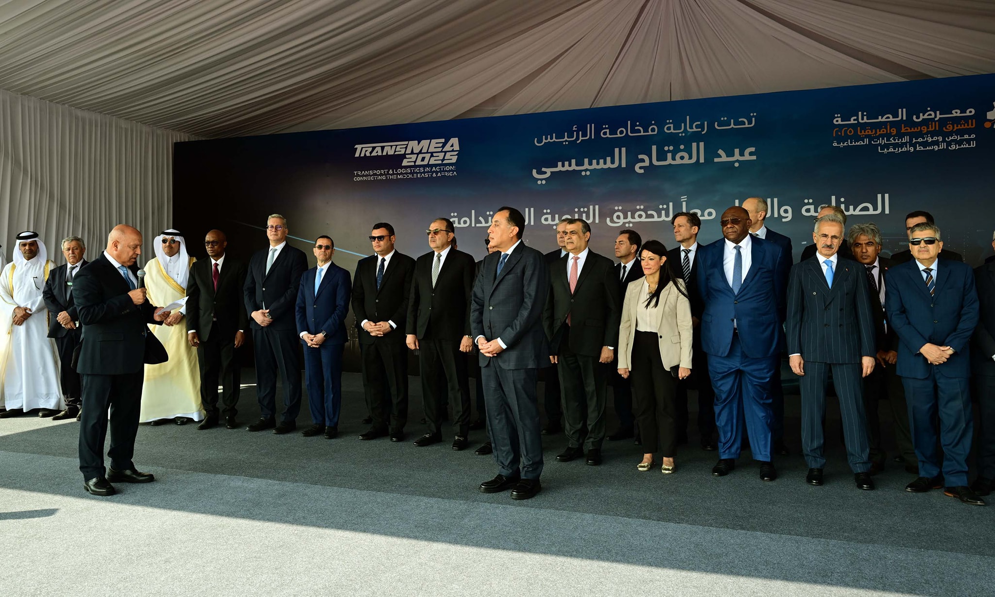 إفتتاح معرض و مؤتمر النقل الذكي والبنية التحتية واللوجيستيات TransMEA2025 