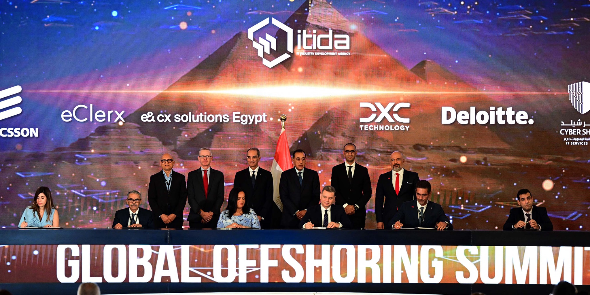 توقيع 55 مذكرة تفاهم بين شركات محلية وعالمية فى مجال صناعة التعهيد